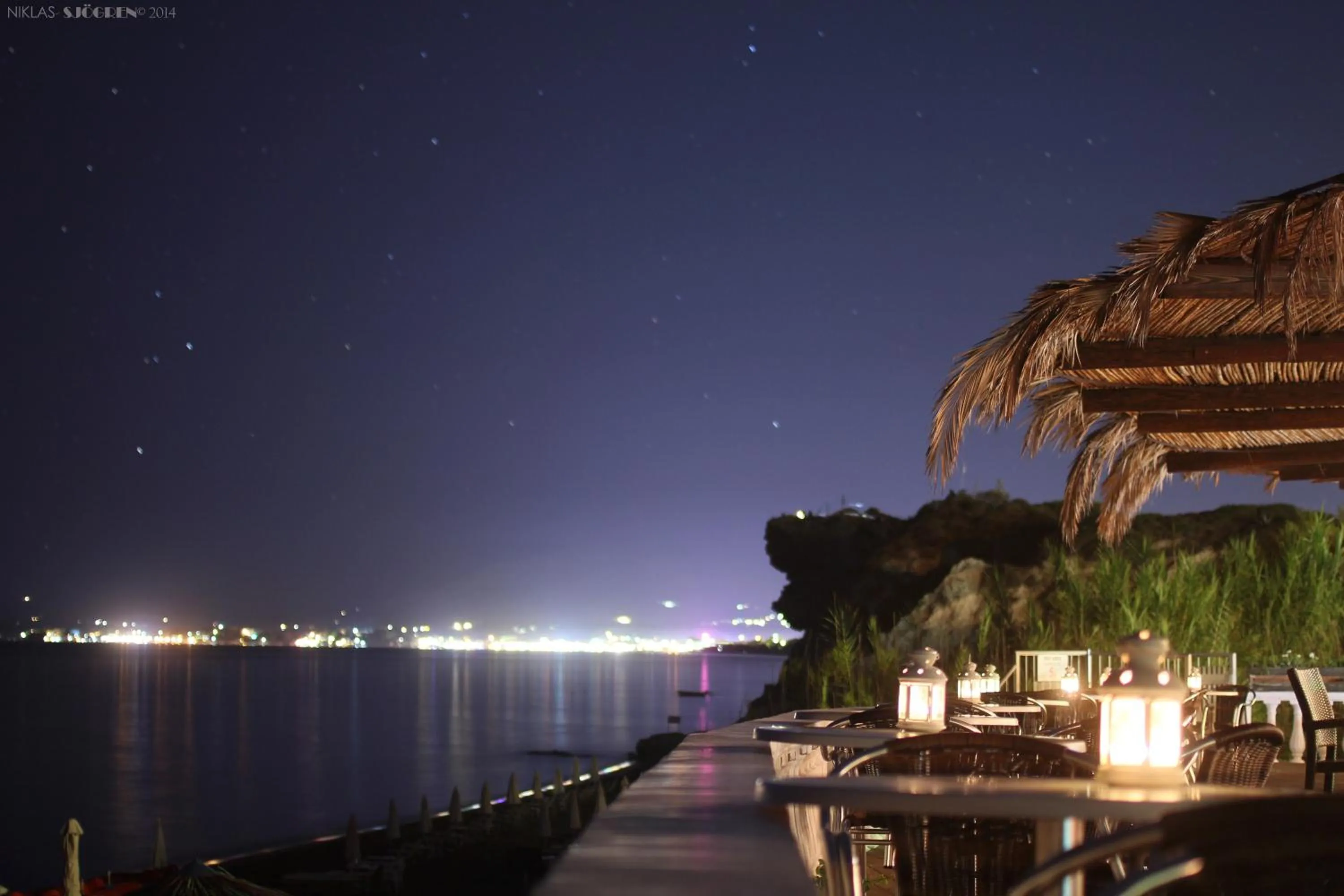 Patio in Crystal Beach Hotel