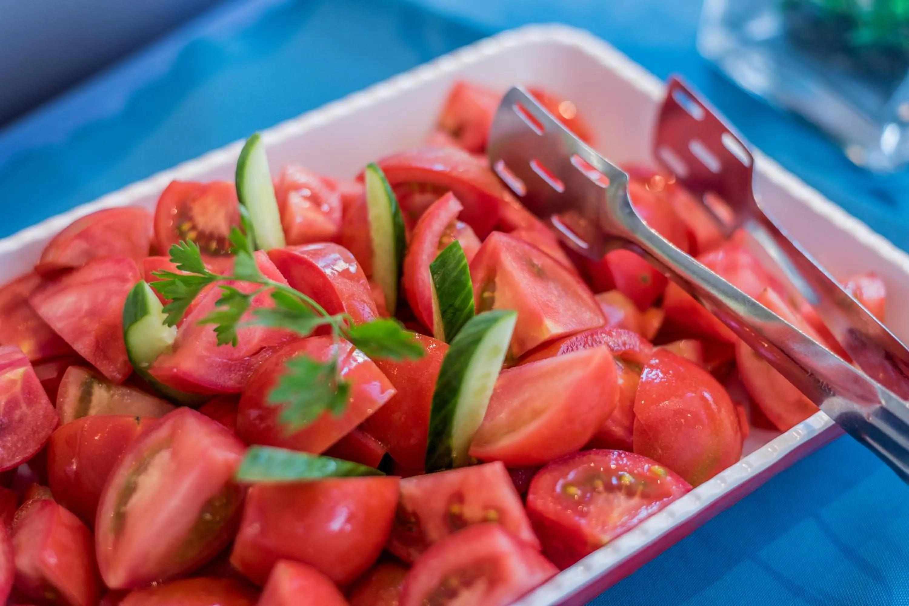 Buffet breakfast in Crystal Beach Hotel