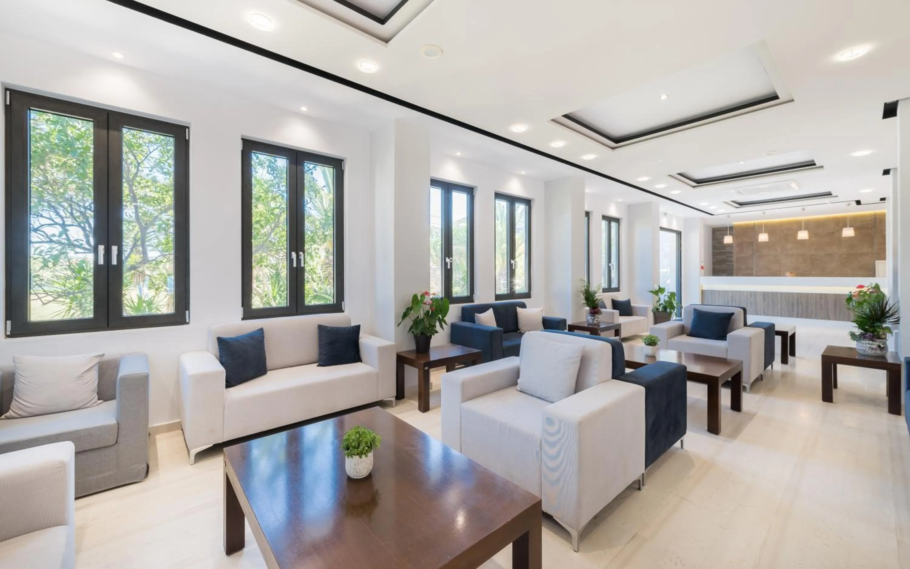 Lobby or reception in Crystal Beach Hotel