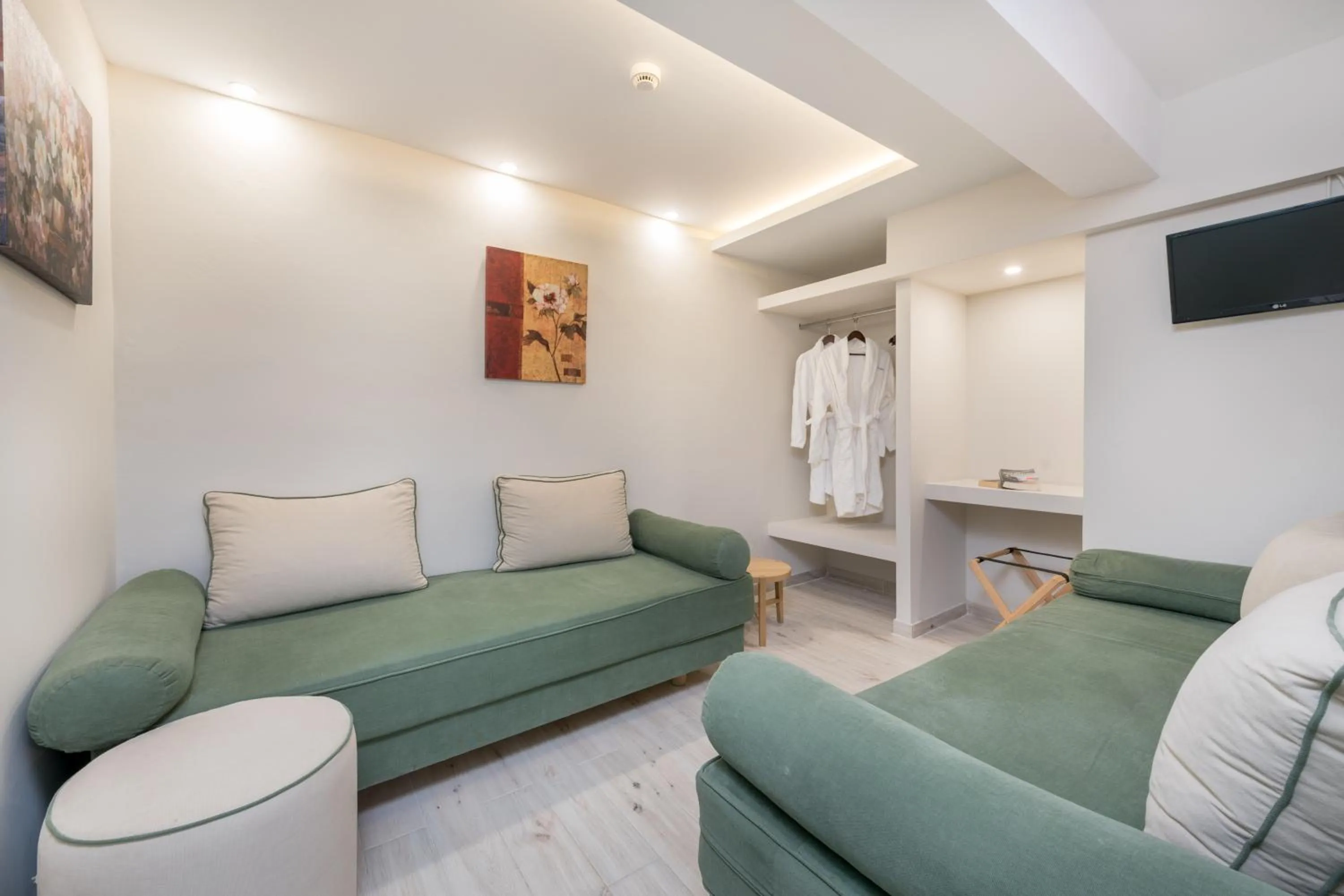 Bed in Crystal Beach Hotel