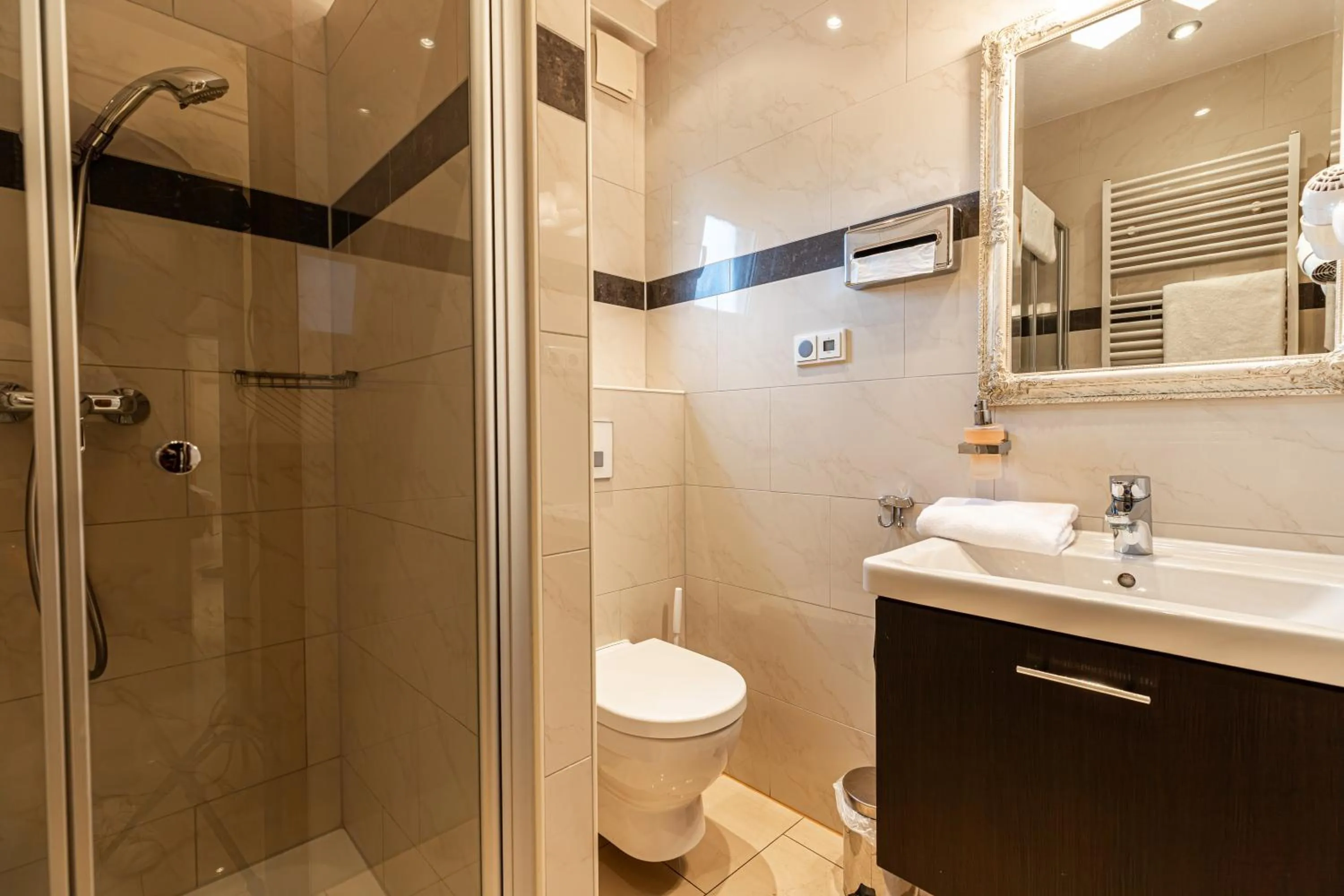 Shower in Gasper Business & Garden Hotel