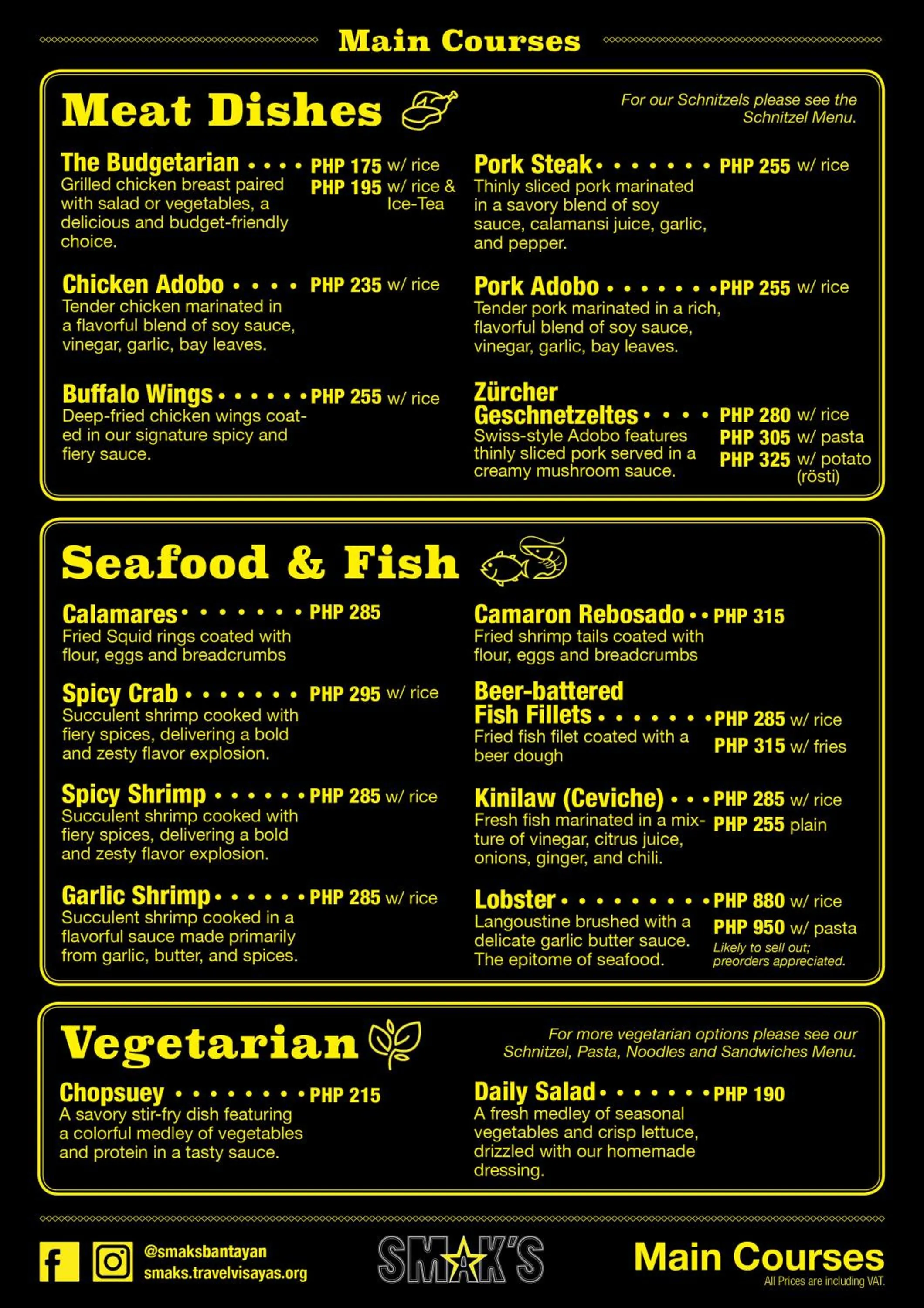 Food and drinks in SMAK's Hotel