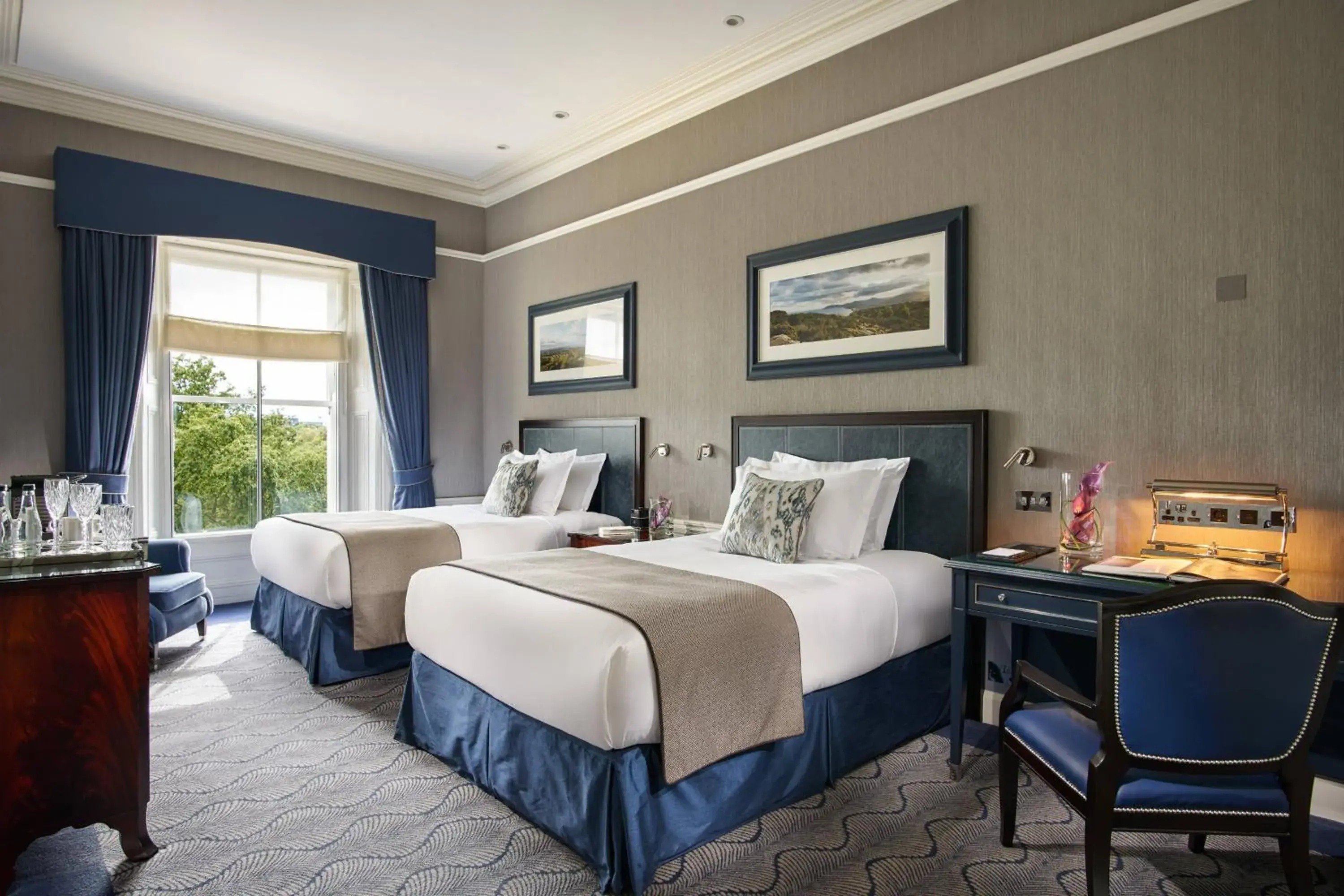 Large Double Room with Two Double Beds and Park View in The Shelbourne, Autograph Collection Large Double Room with Two Double Beds and Park View in The Shelbourne, Autograph Collection