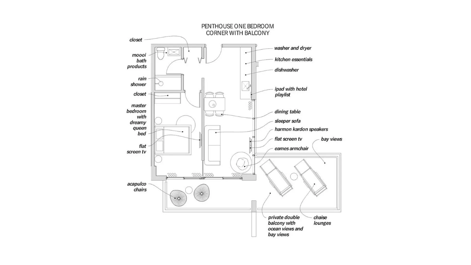Bedroom in 6080 Design Hotel by Eskape Collection