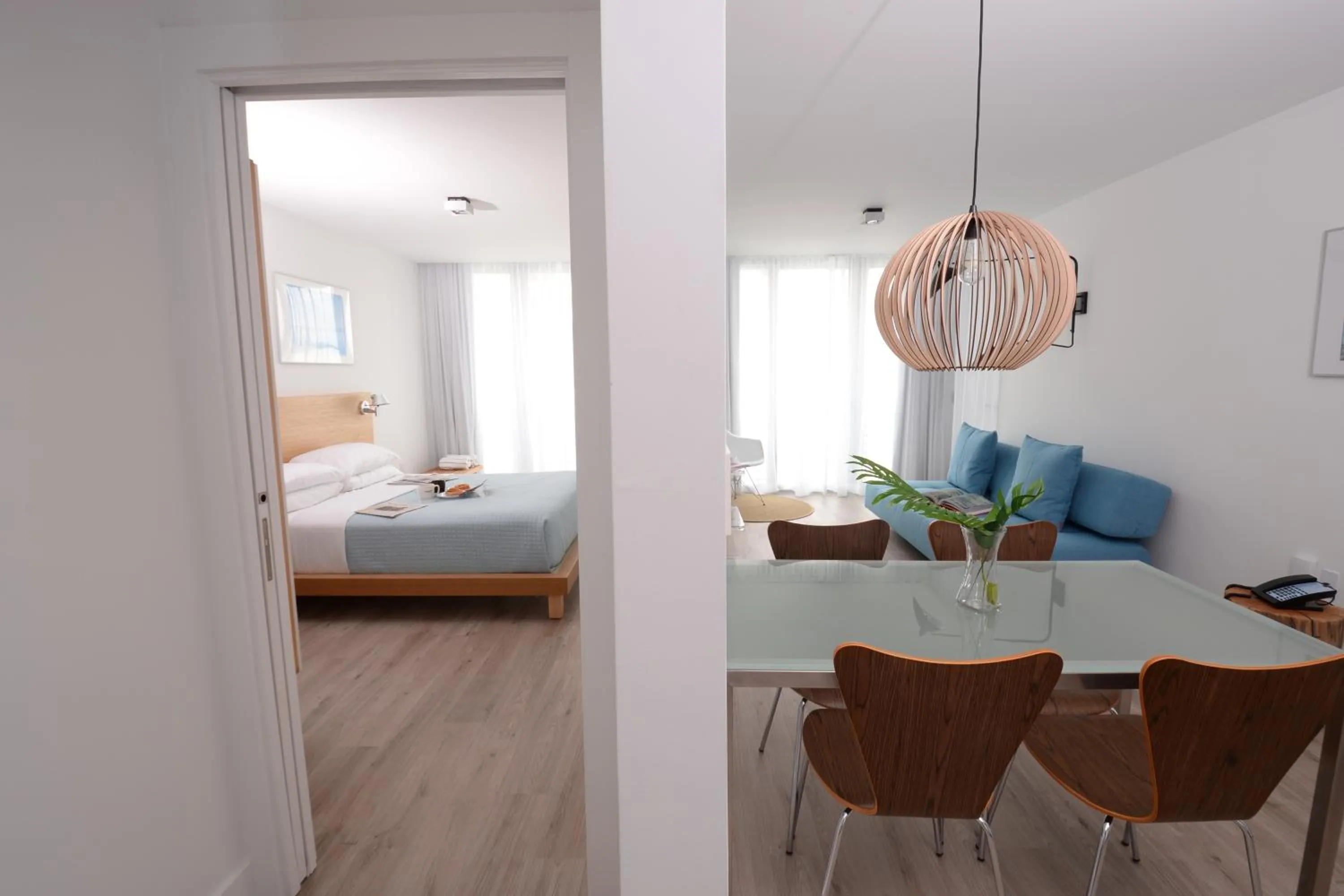 Dining area, Bed in 6080 Design Hotel by Eskape Collection