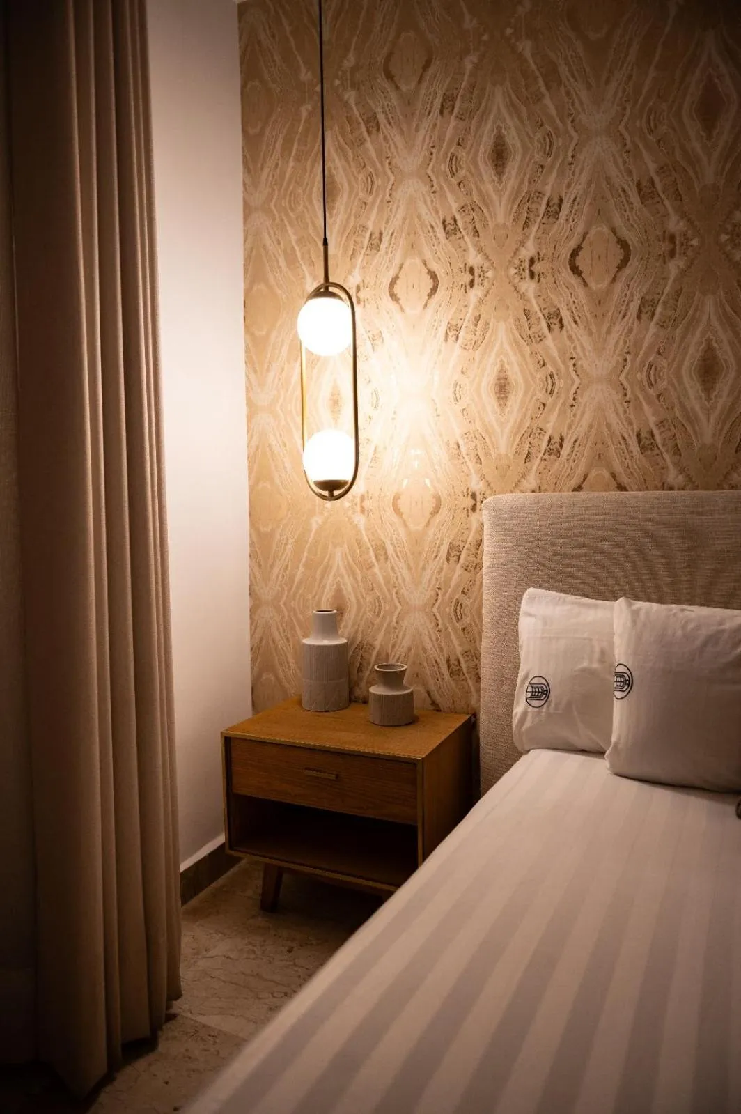 Bed in Hotel Roma 191