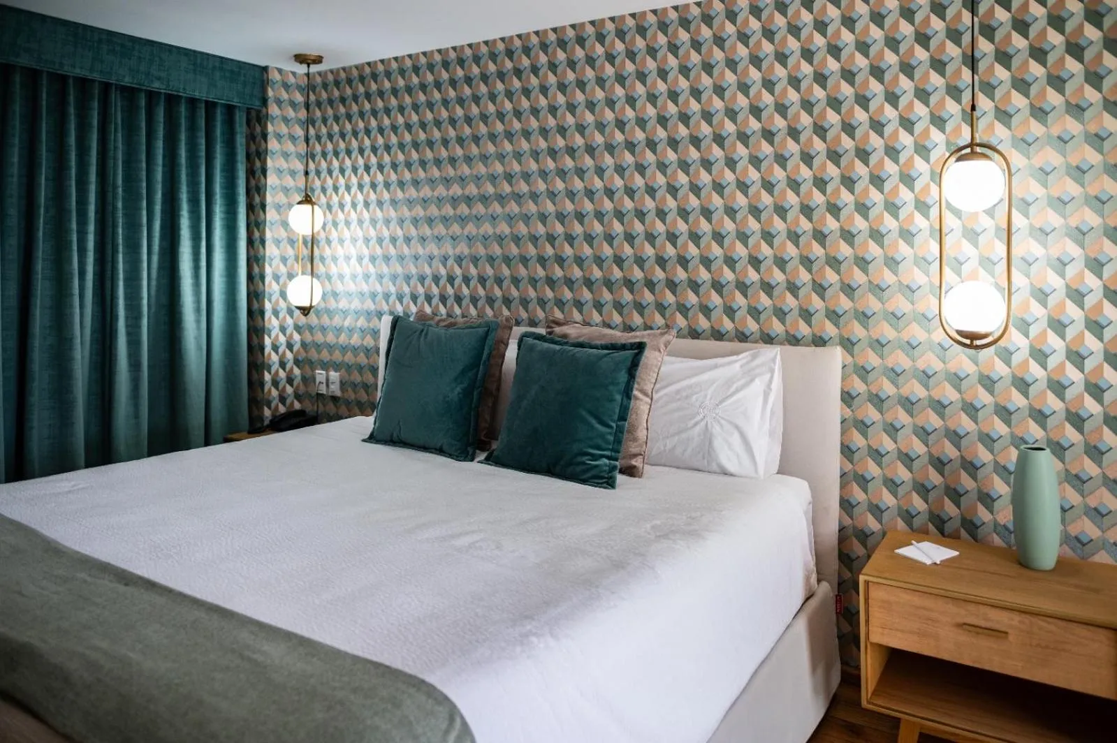 Bed in Hotel Roma 191