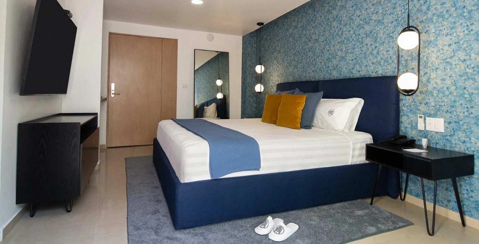 Bed in Hotel Roma 191