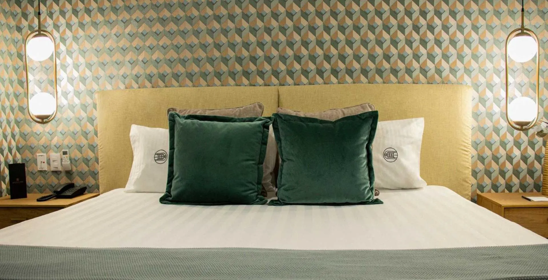 Bed in Hotel Roma 191