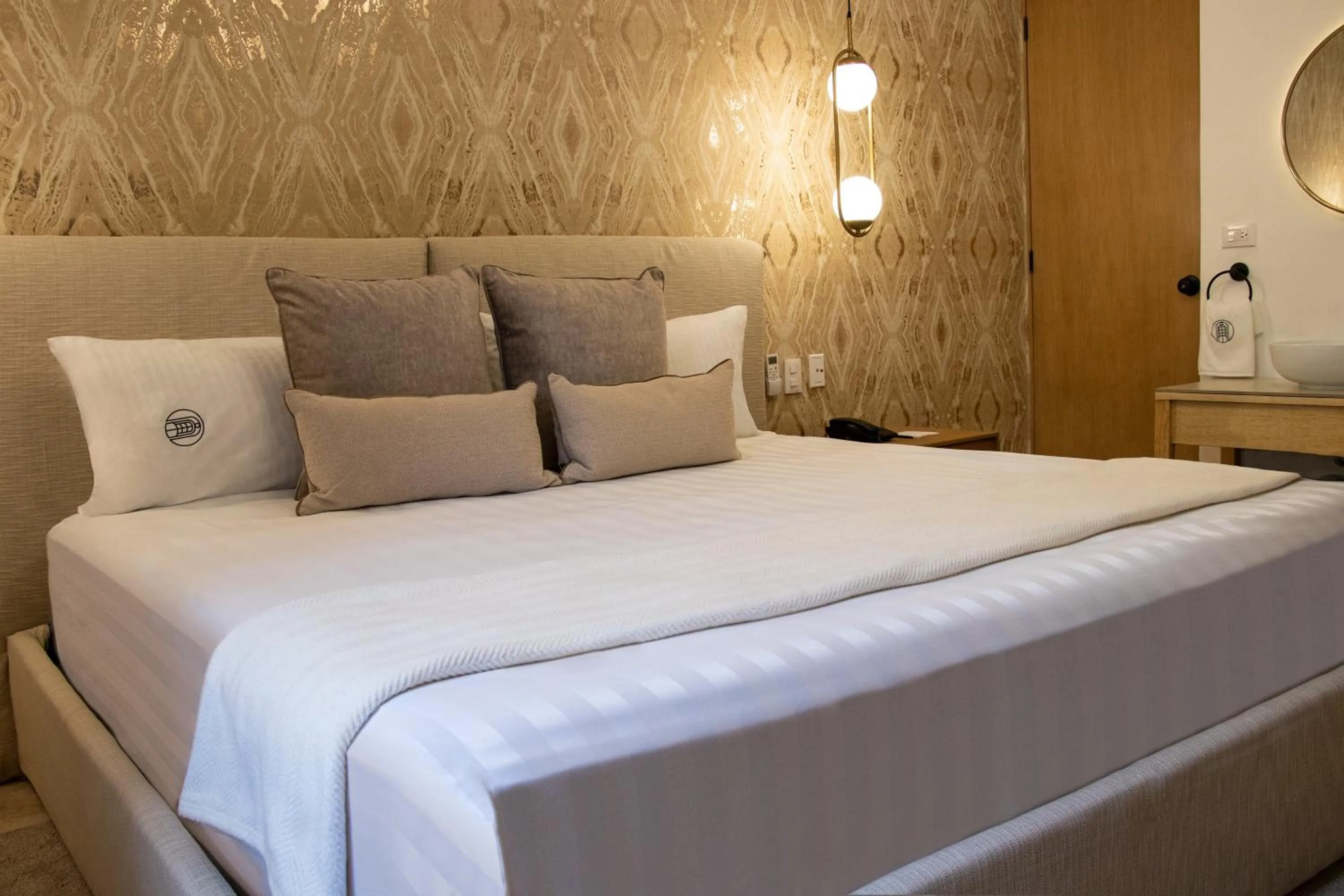 Bed in Hotel Roma 191