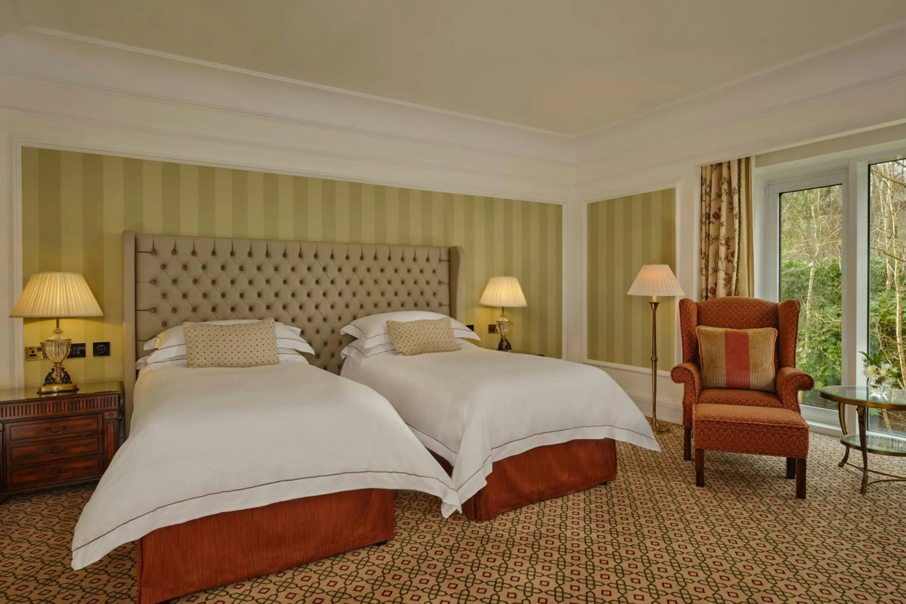 Photo of the whole room, Bed in Powerscourt Hotel, Autograph Collection