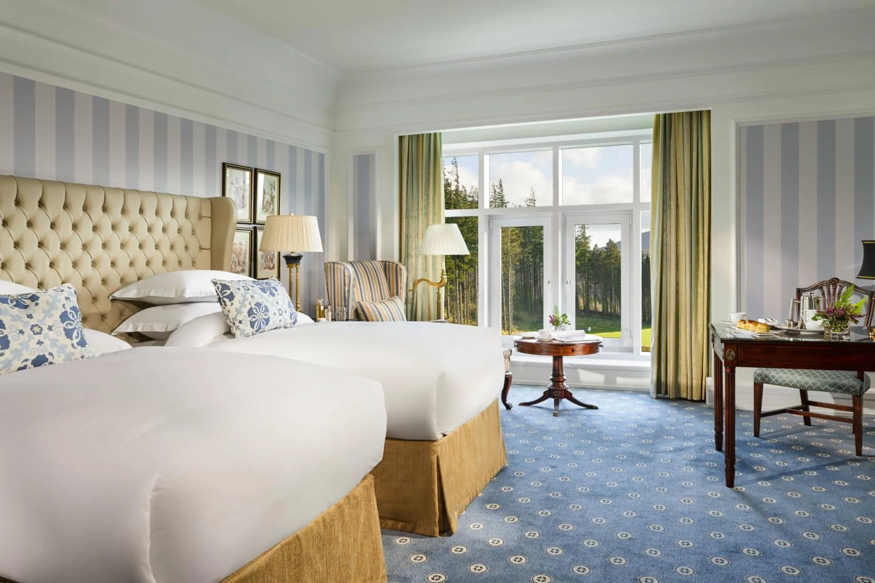 Photo of the whole room, Bed in Powerscourt Hotel, Autograph Collection