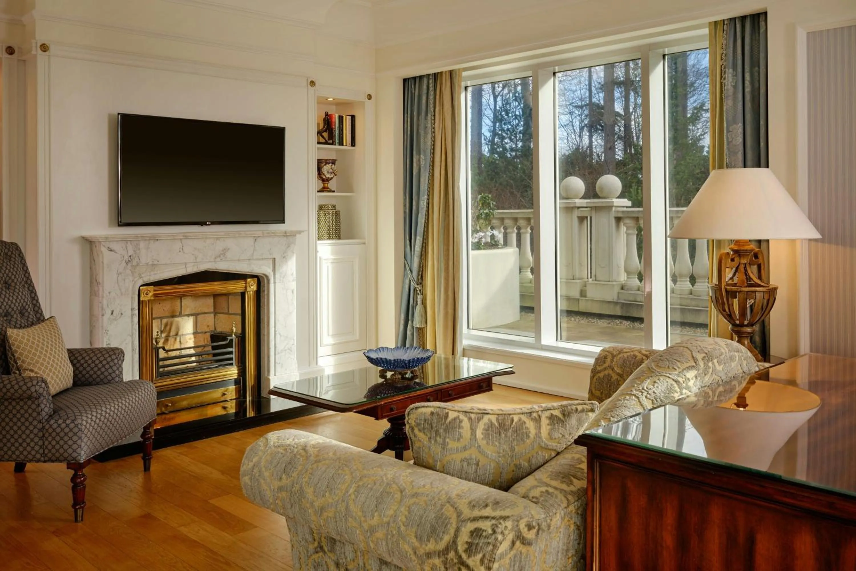 Living room in Powerscourt Hotel, Autograph Collection