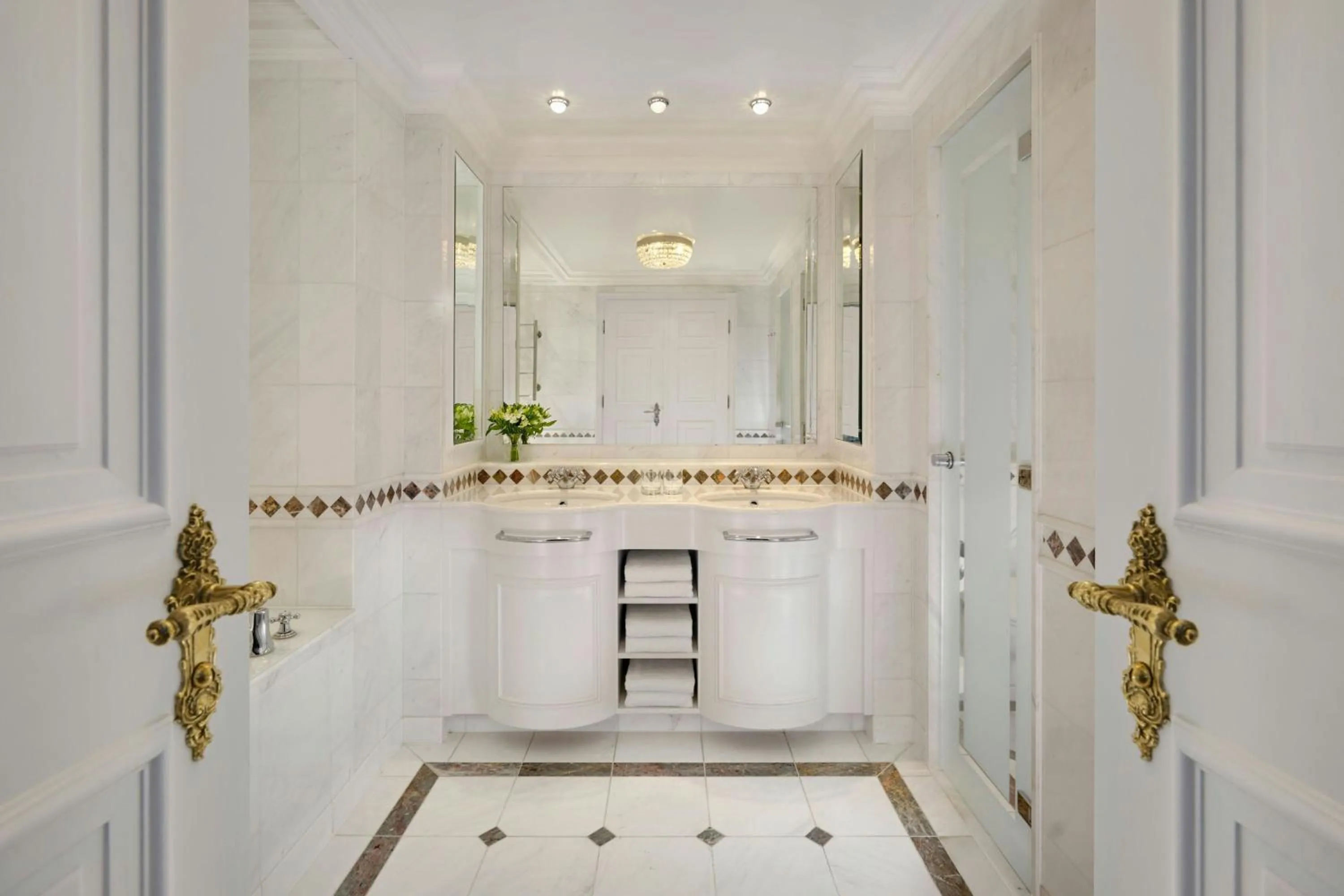 Bathroom in Powerscourt Hotel, Autograph Collection