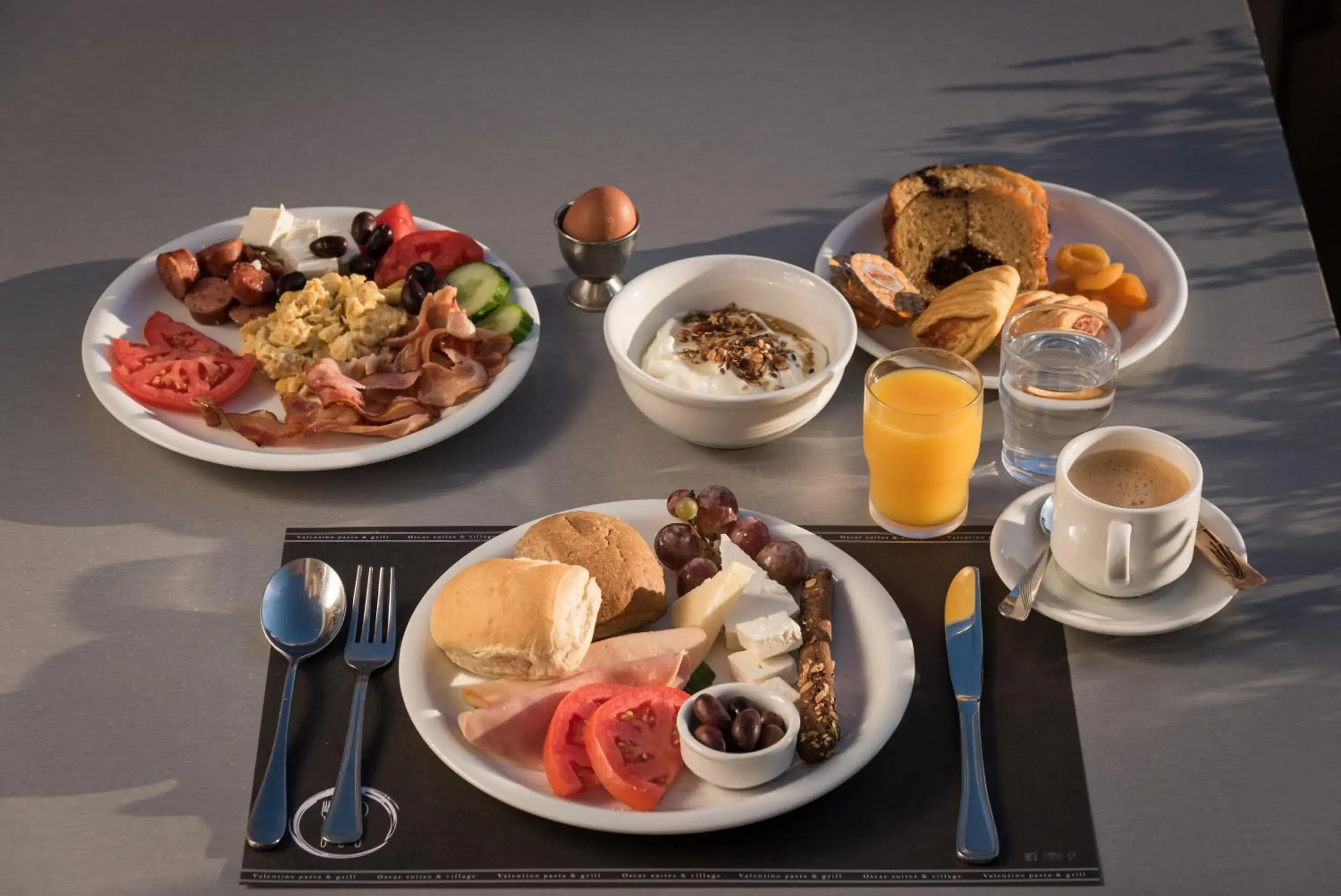Buffet breakfast in Oscar Suites & Village Buffet breakfast in Oscar Suites & Village