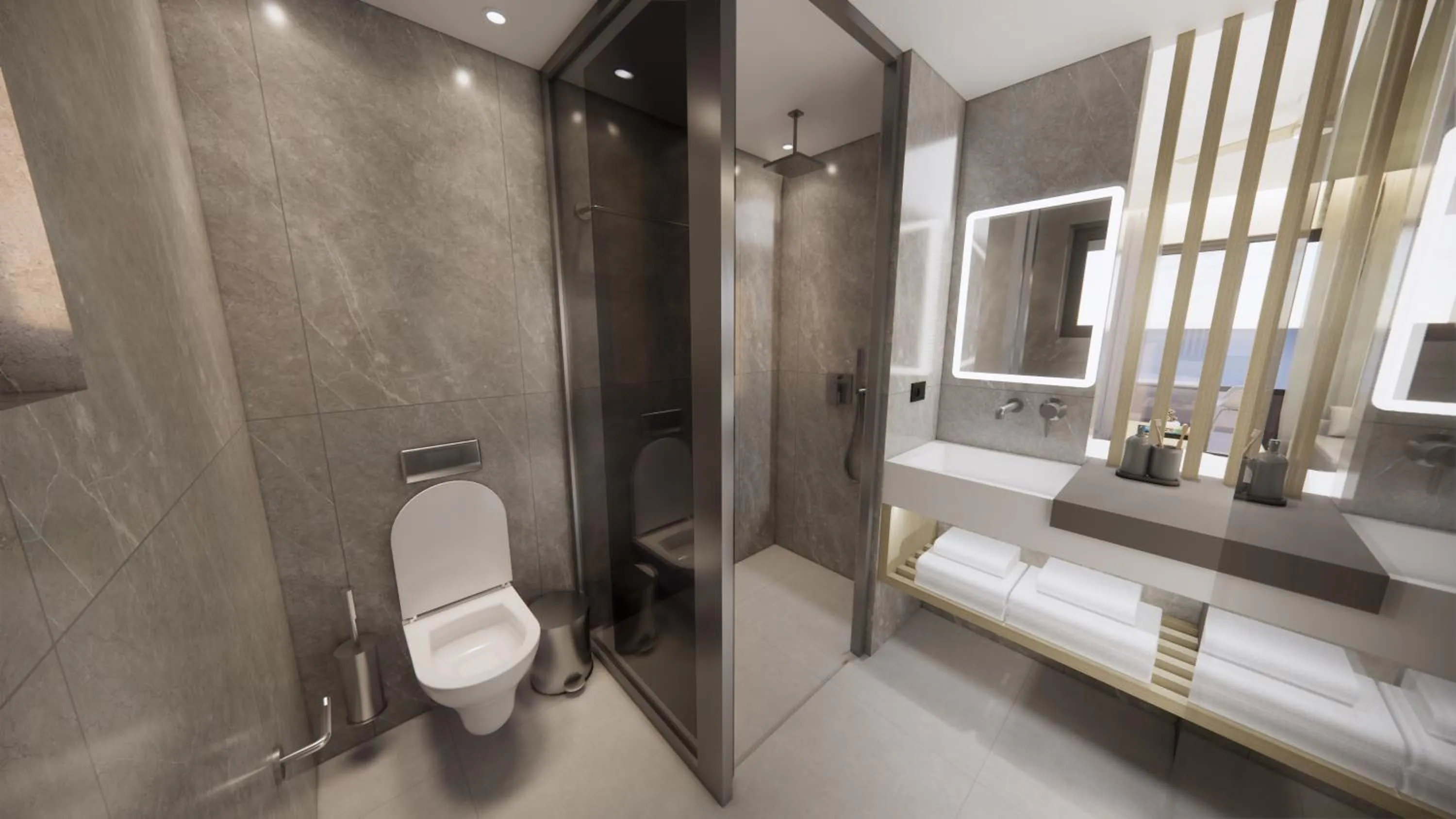 Shower in Oscar Suites & Village