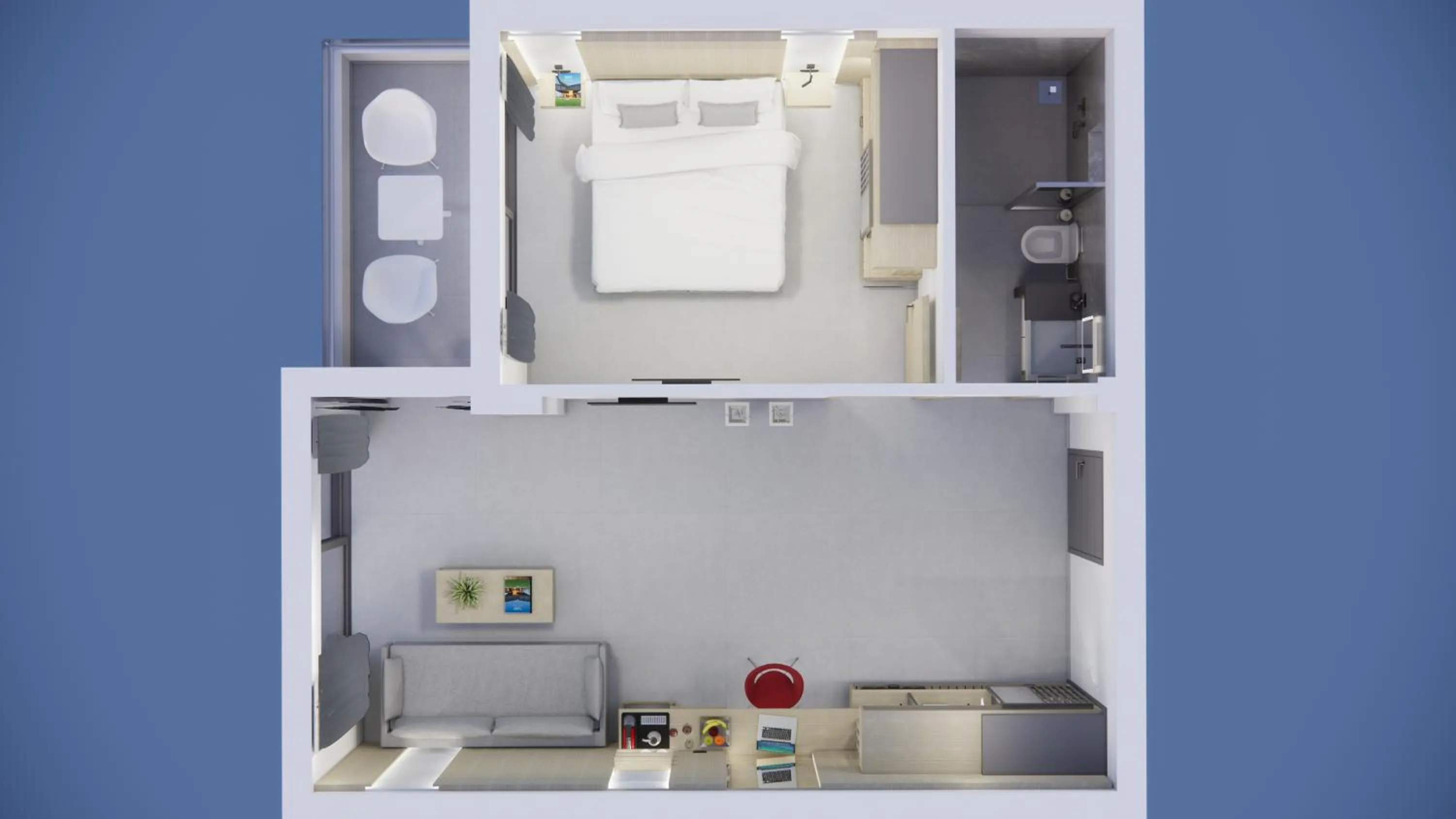 Photo of the whole room in Oscar Suites & Village