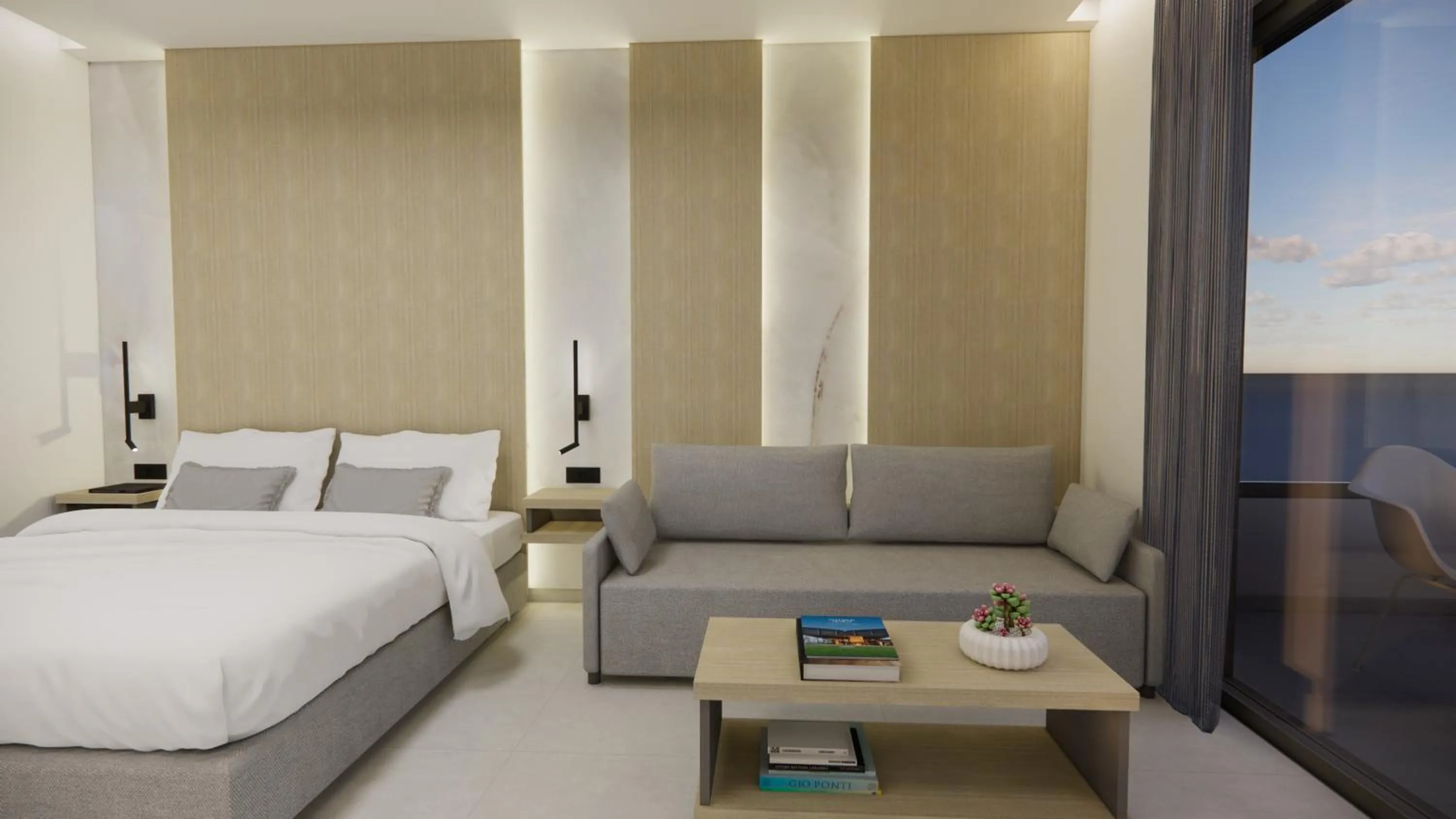 Bed in Oscar Suites & Village