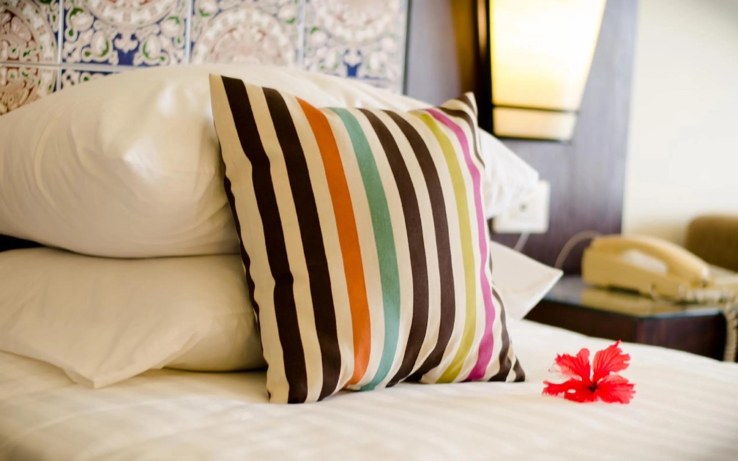 Decorative detail in Lotus Bay Resort