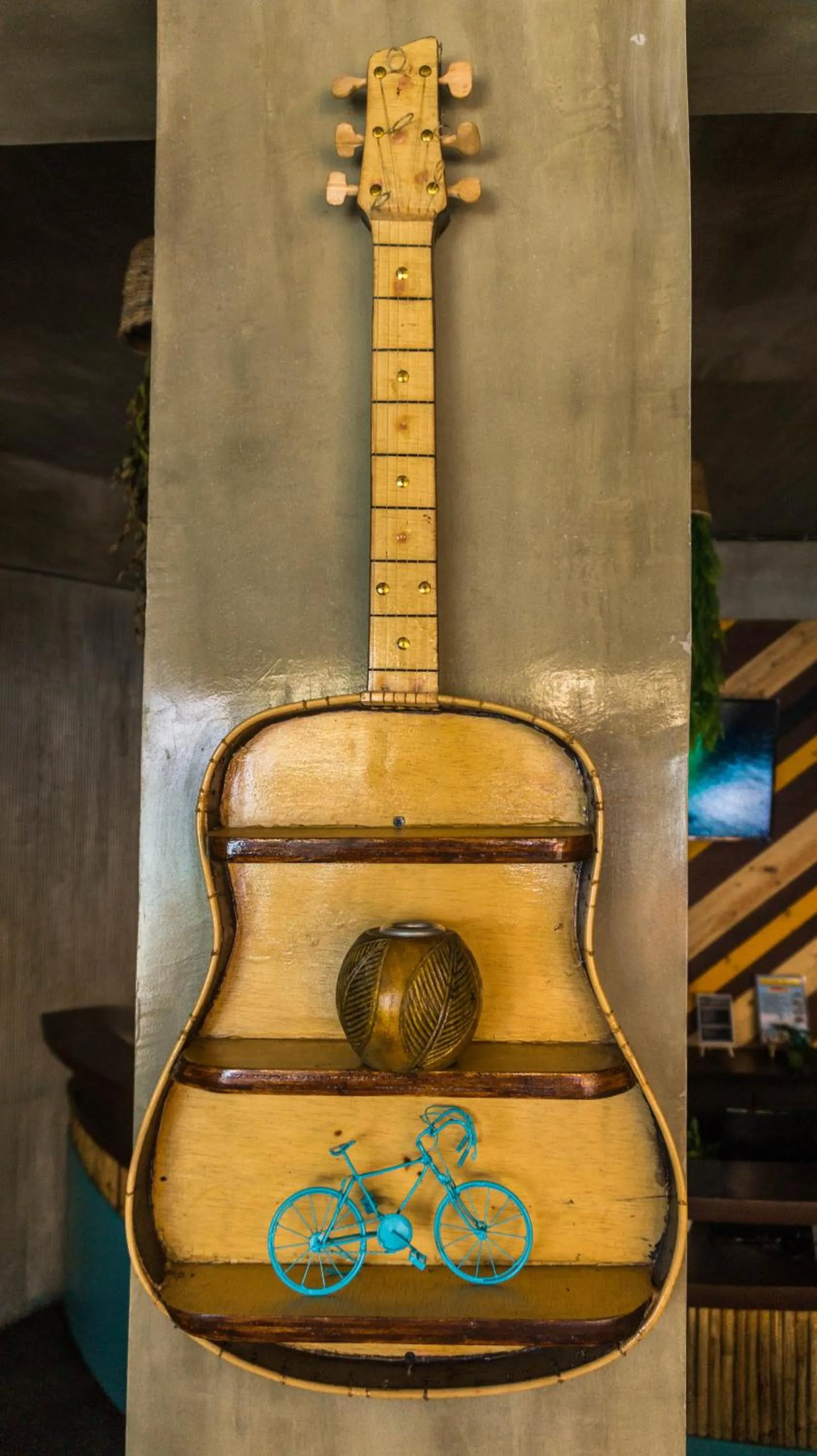 Decorative detail in Happiness Hostel El Nido