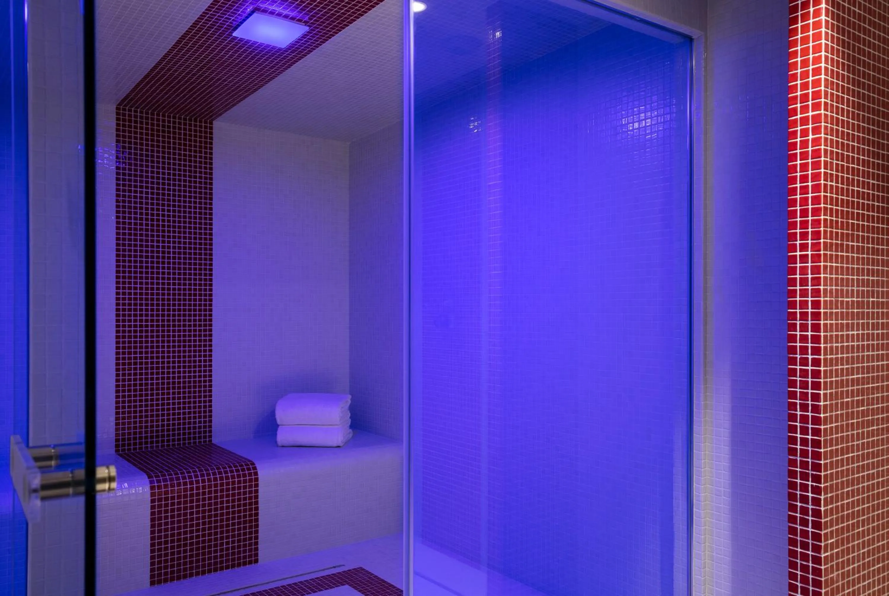 Steam room in Les Hauts de Loire Relais & Châteaux