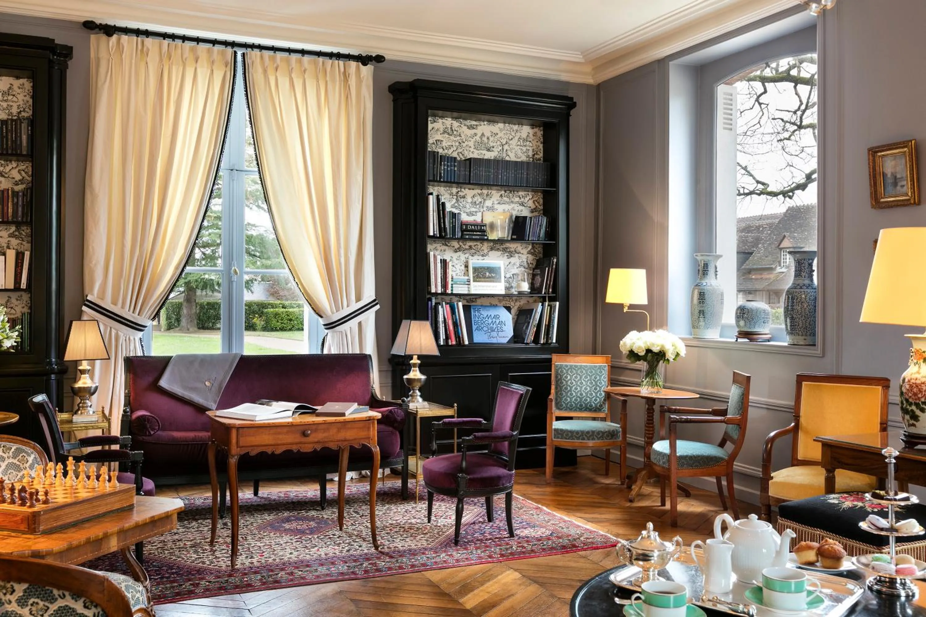 Living room in Les Hauts de Loire Relais & Châteaux