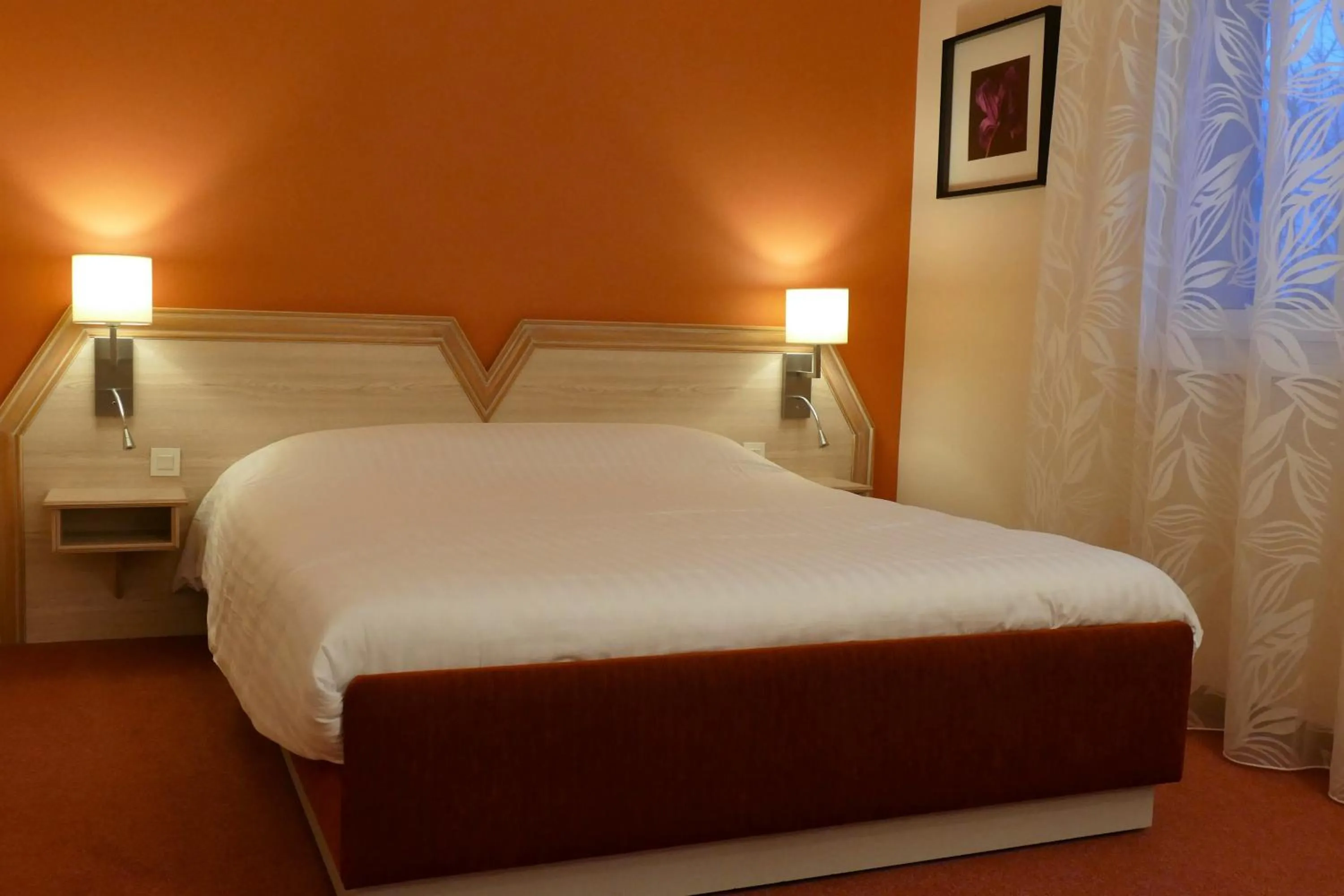 Bed in Au Relais de l'Ill