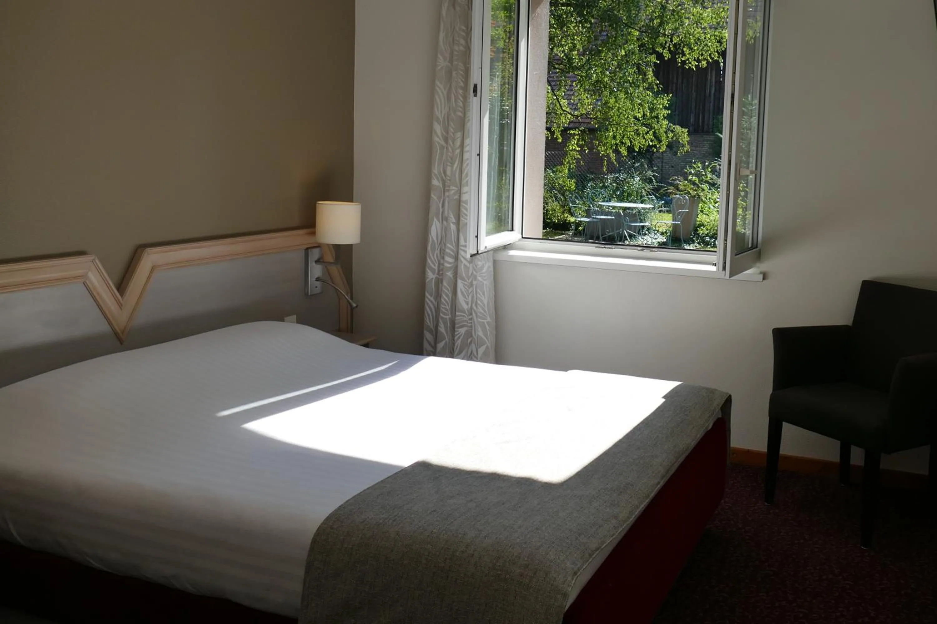 Bed in Au Relais de l'Ill