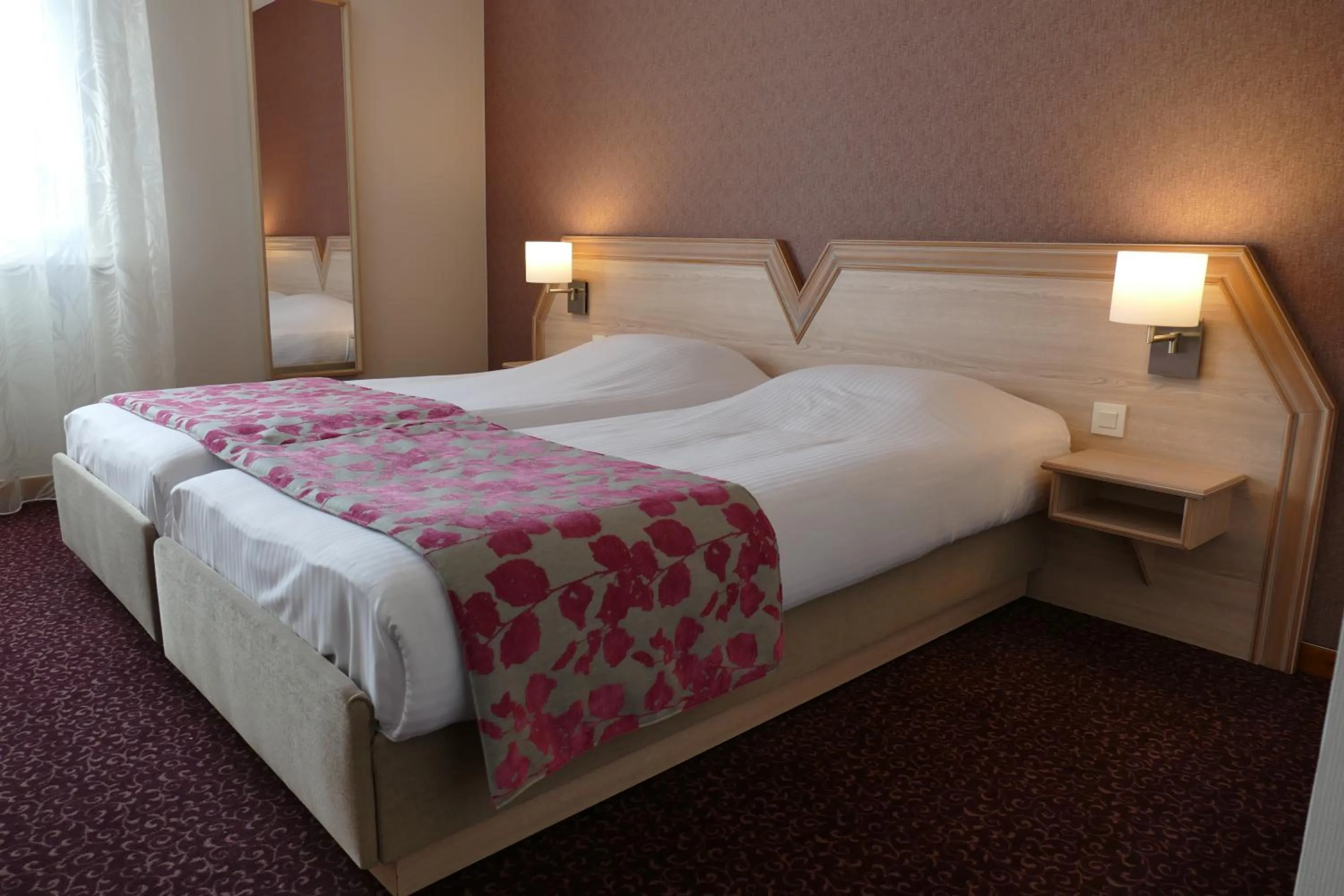 Bed in Au Relais de l'Ill