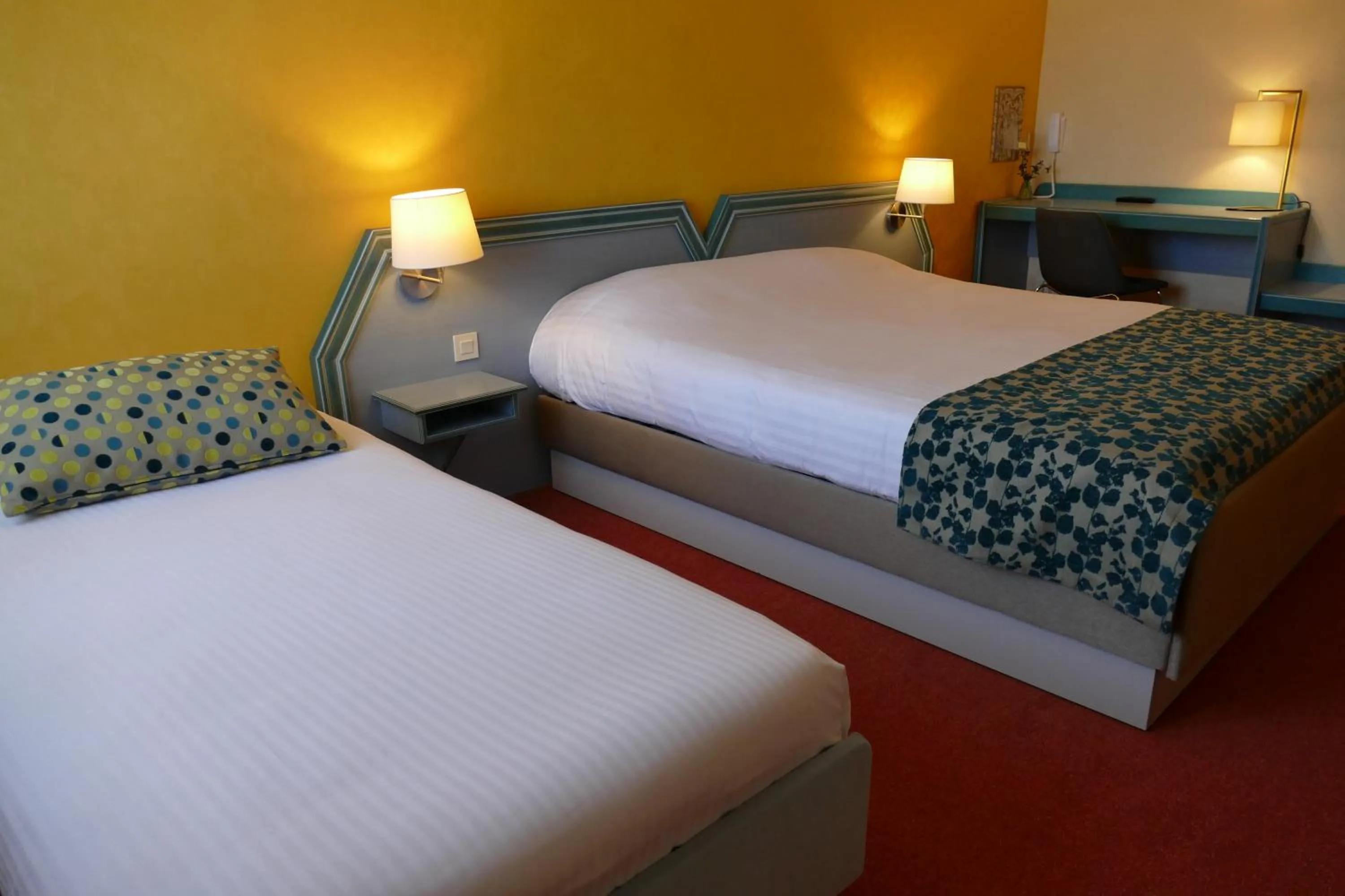 Bed in Au Relais de l'Ill