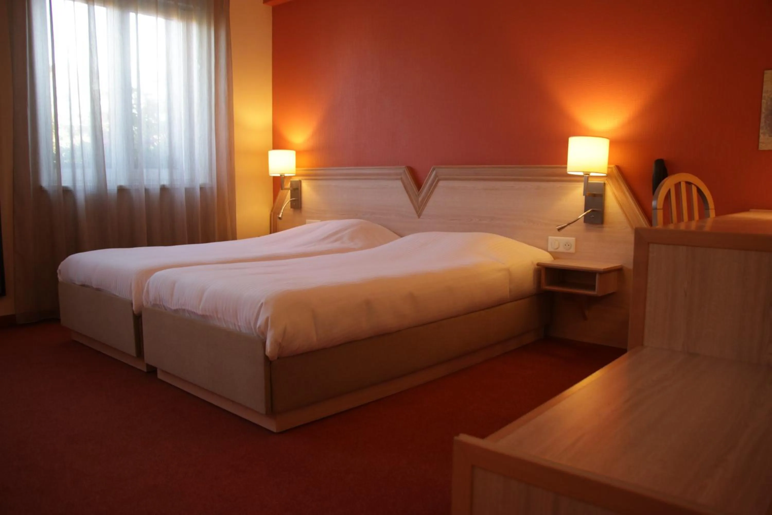 Bed in Au Relais de l'Ill