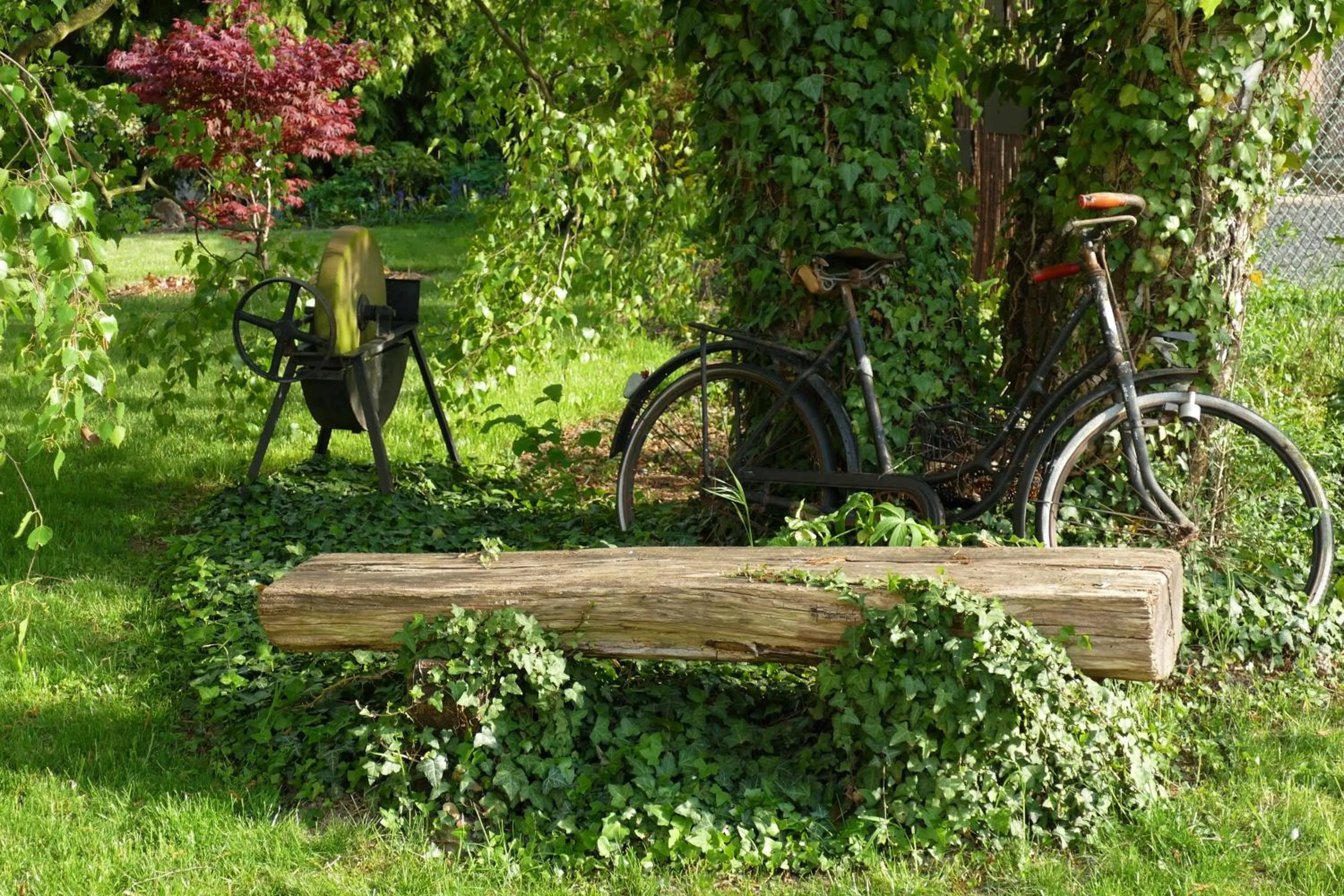 Garden in Au Relais de l'Ill