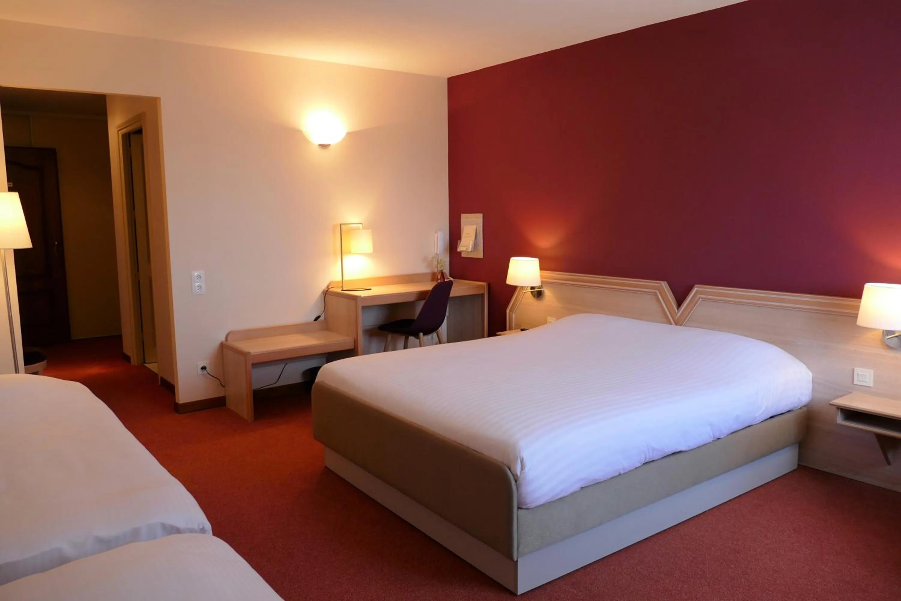 Bed in Au Relais de l'Ill