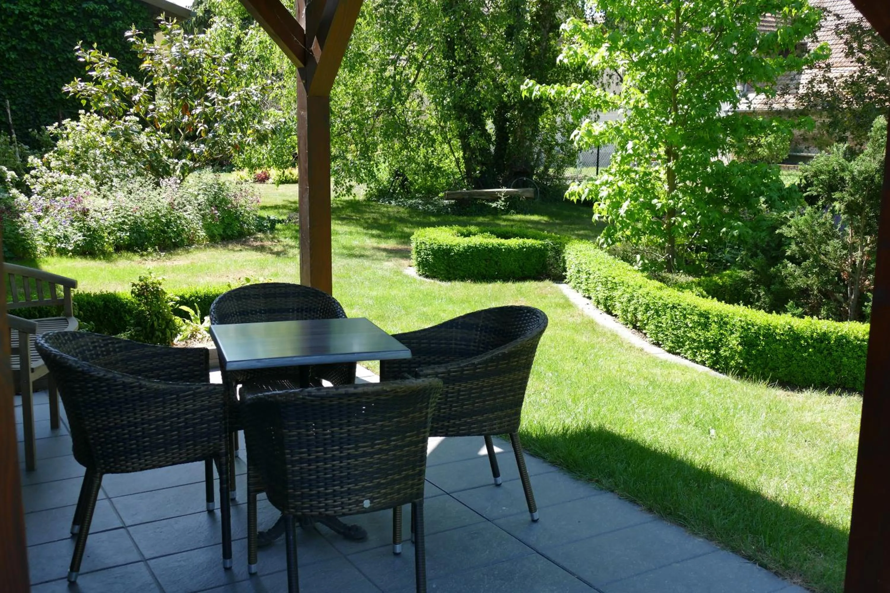 Patio in Au Relais de l'Ill