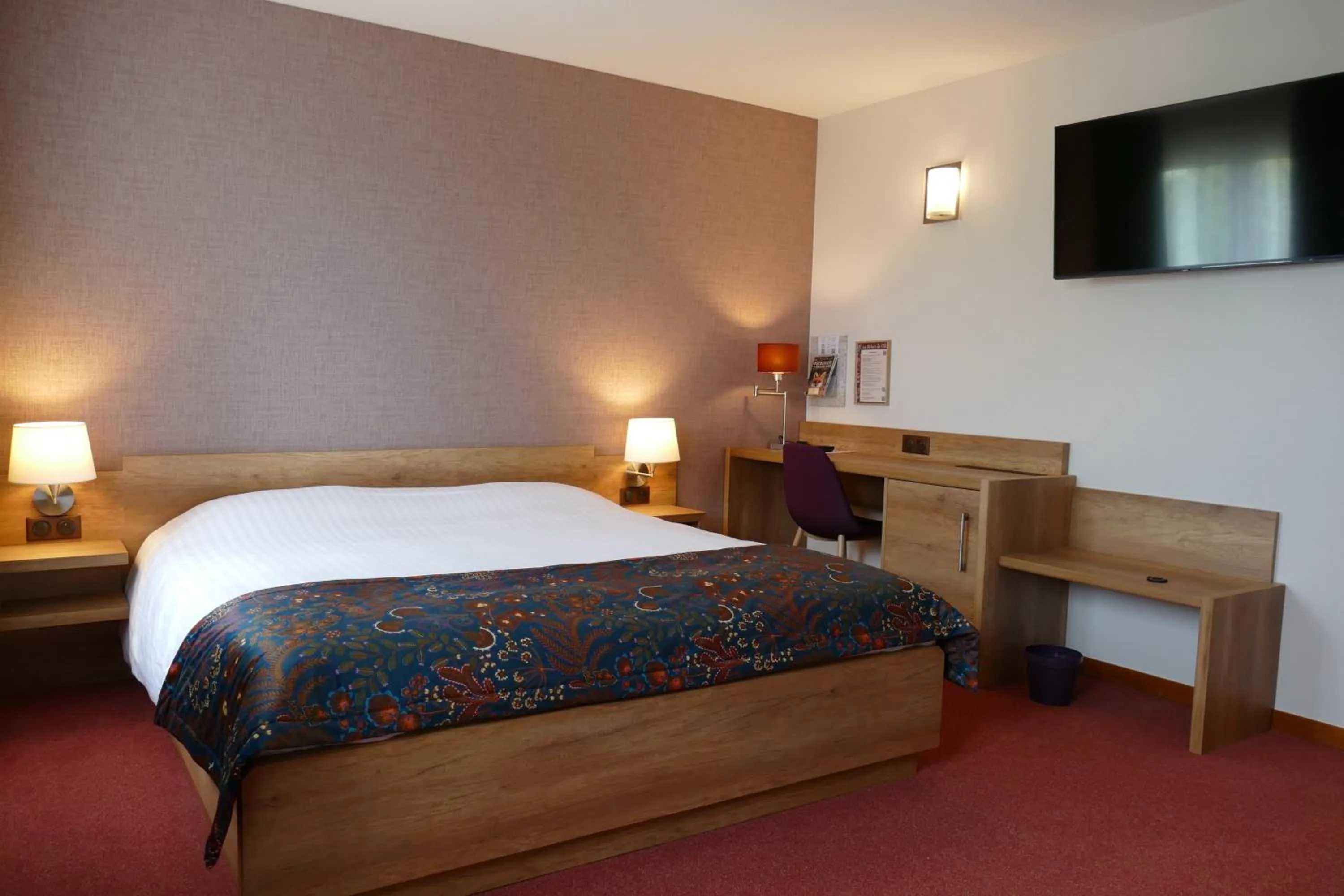 Bed in Au Relais de l'Ill