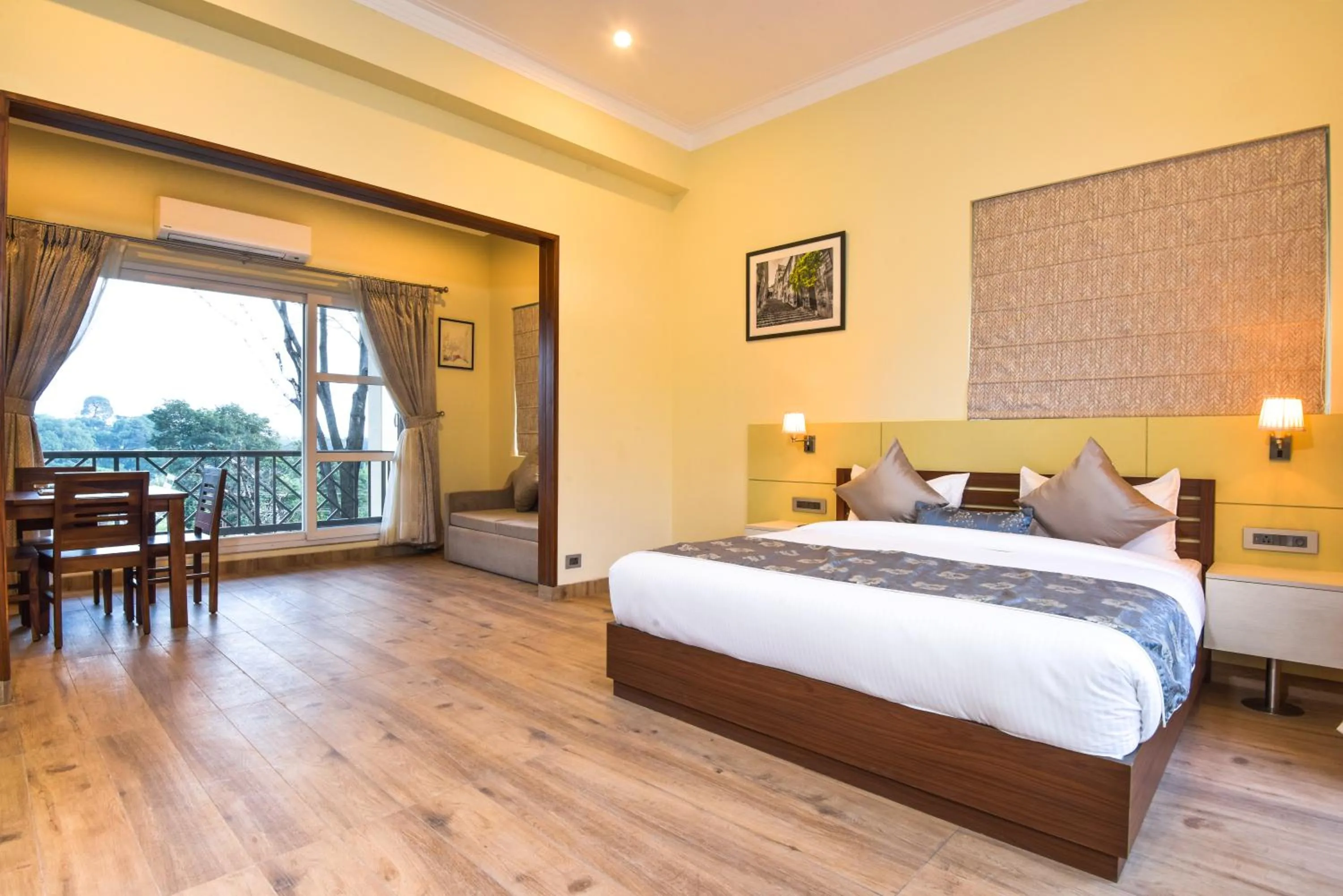 Living room, Bed in Infinitea Tea Garden Resort