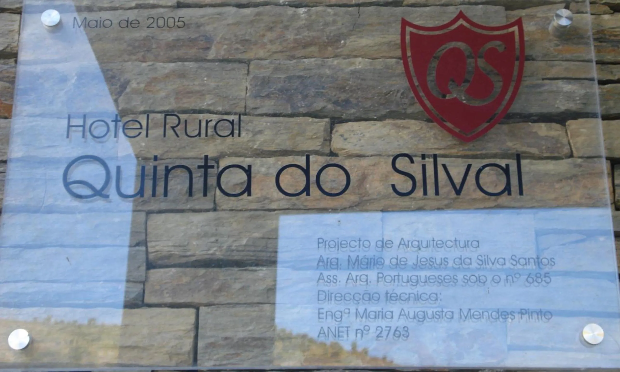 Logo/Certificate/Sign in Hotel Rural da Quinta do Silval