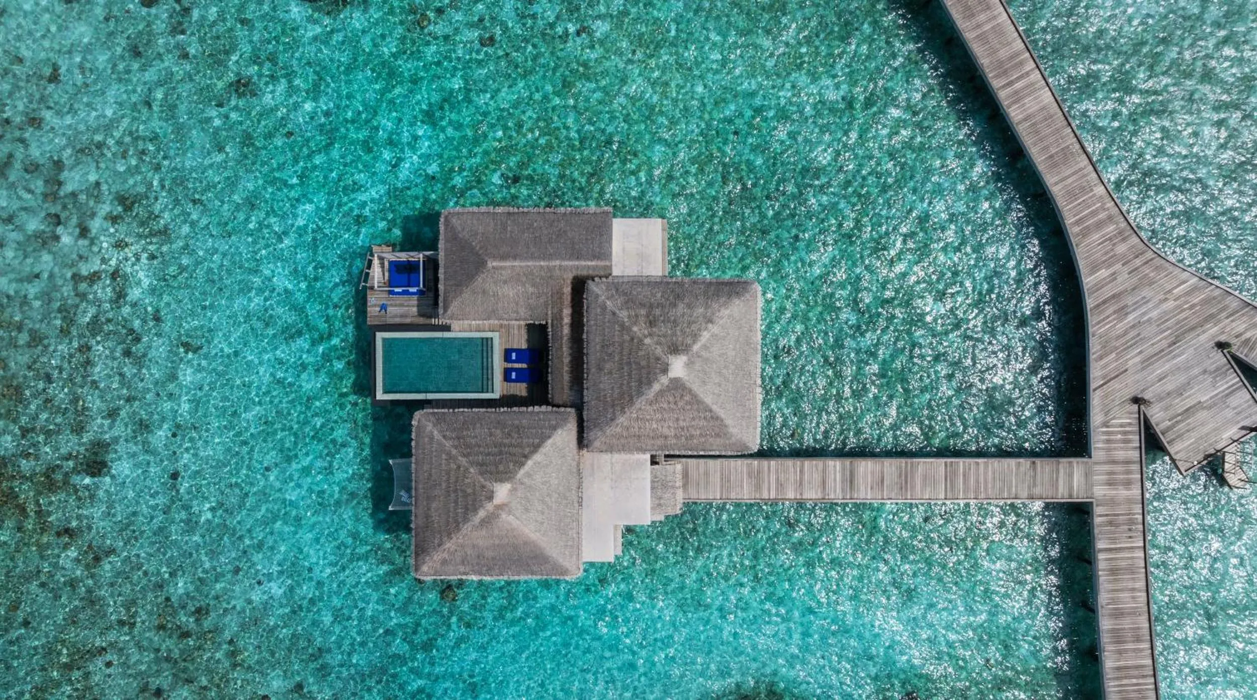 Bird's eye view in The Halcyon Private Isles Maldives, Autograph Collection