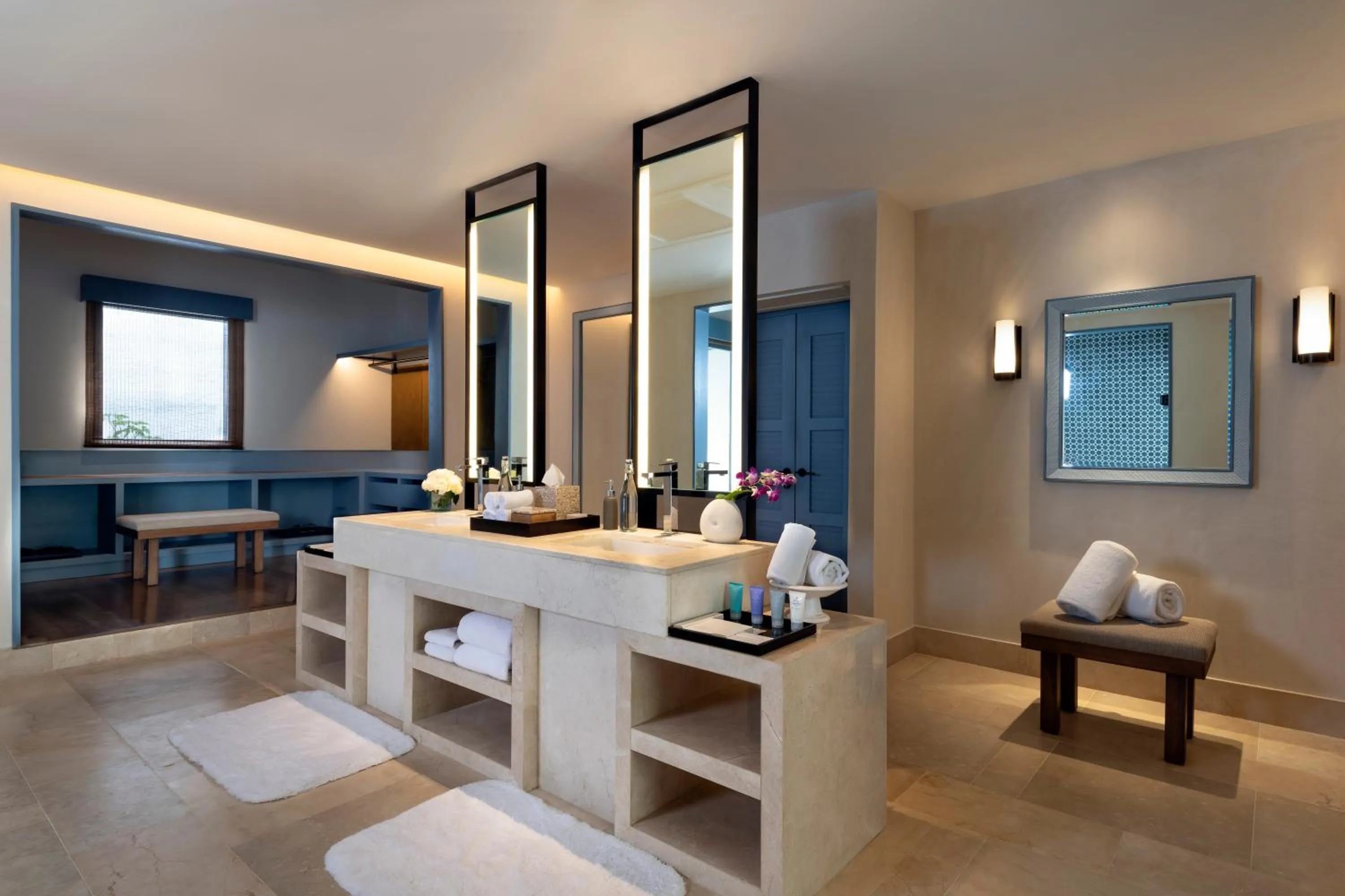 Bathroom in Raffles Maldives Meradhoo