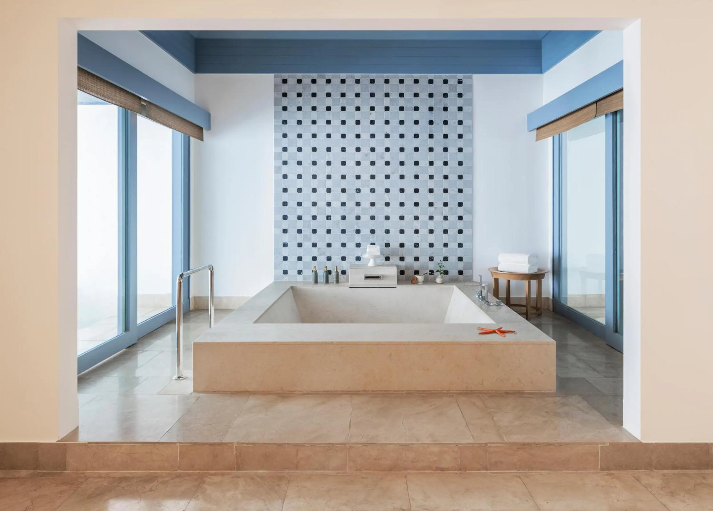 Bathroom, Bed in The Halcyon Private Isles Maldives, Autograph Collection