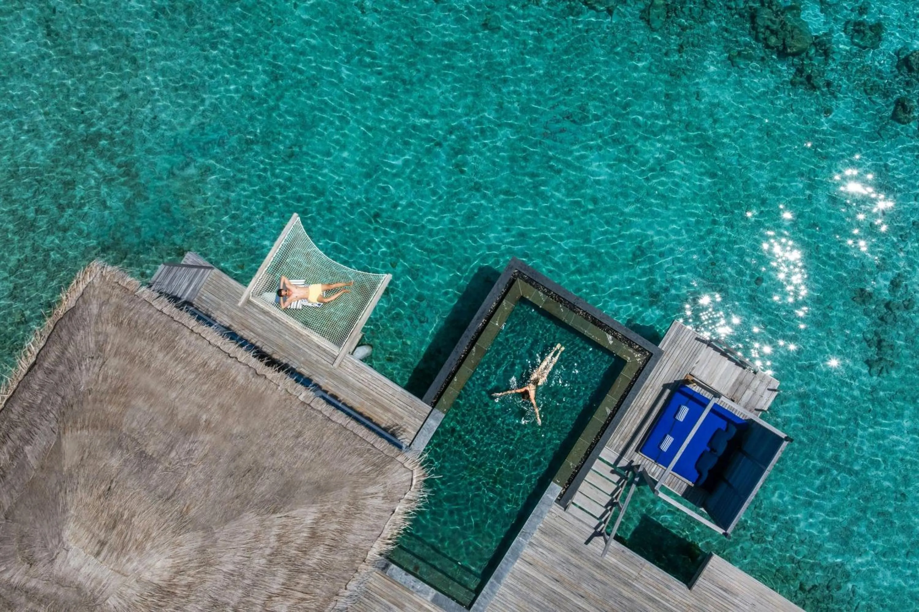 Swimming pool in The Halcyon Private Isles Maldives, Autograph Collection