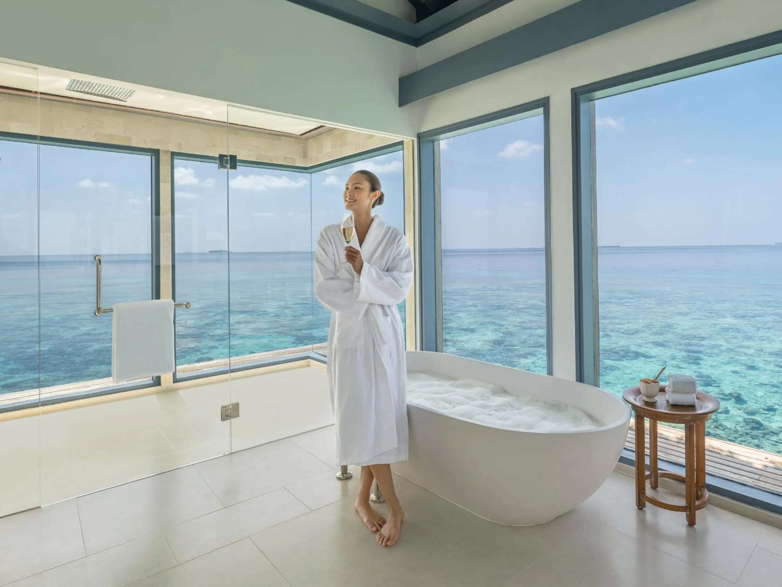 Bathroom in The Halcyon Private Isles Maldives, Autograph Collection