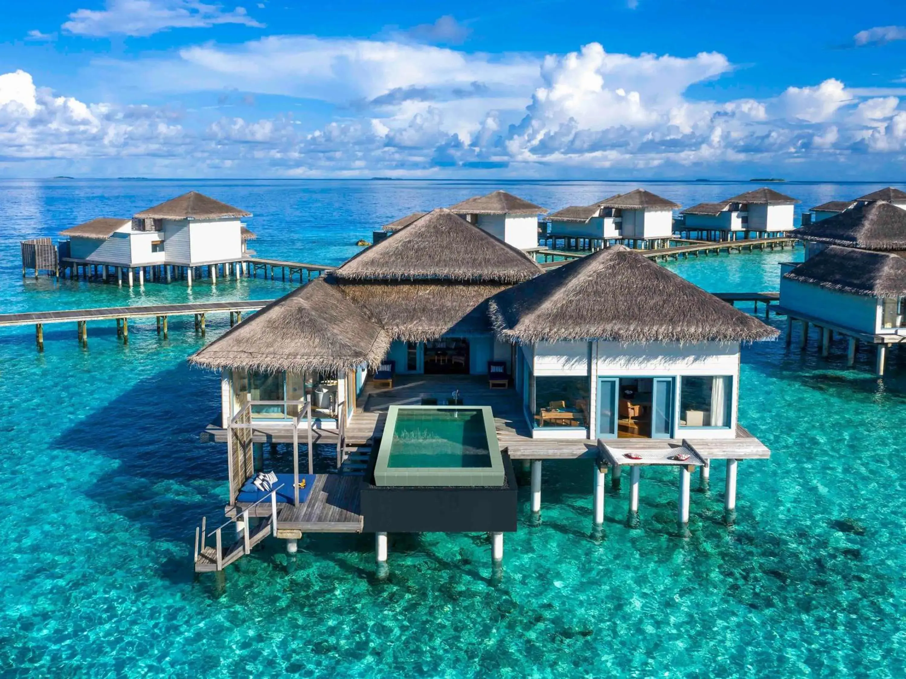Bedroom in Raffles Maldives Meradhoo Bedroom in Raffles Maldives Meradhoo