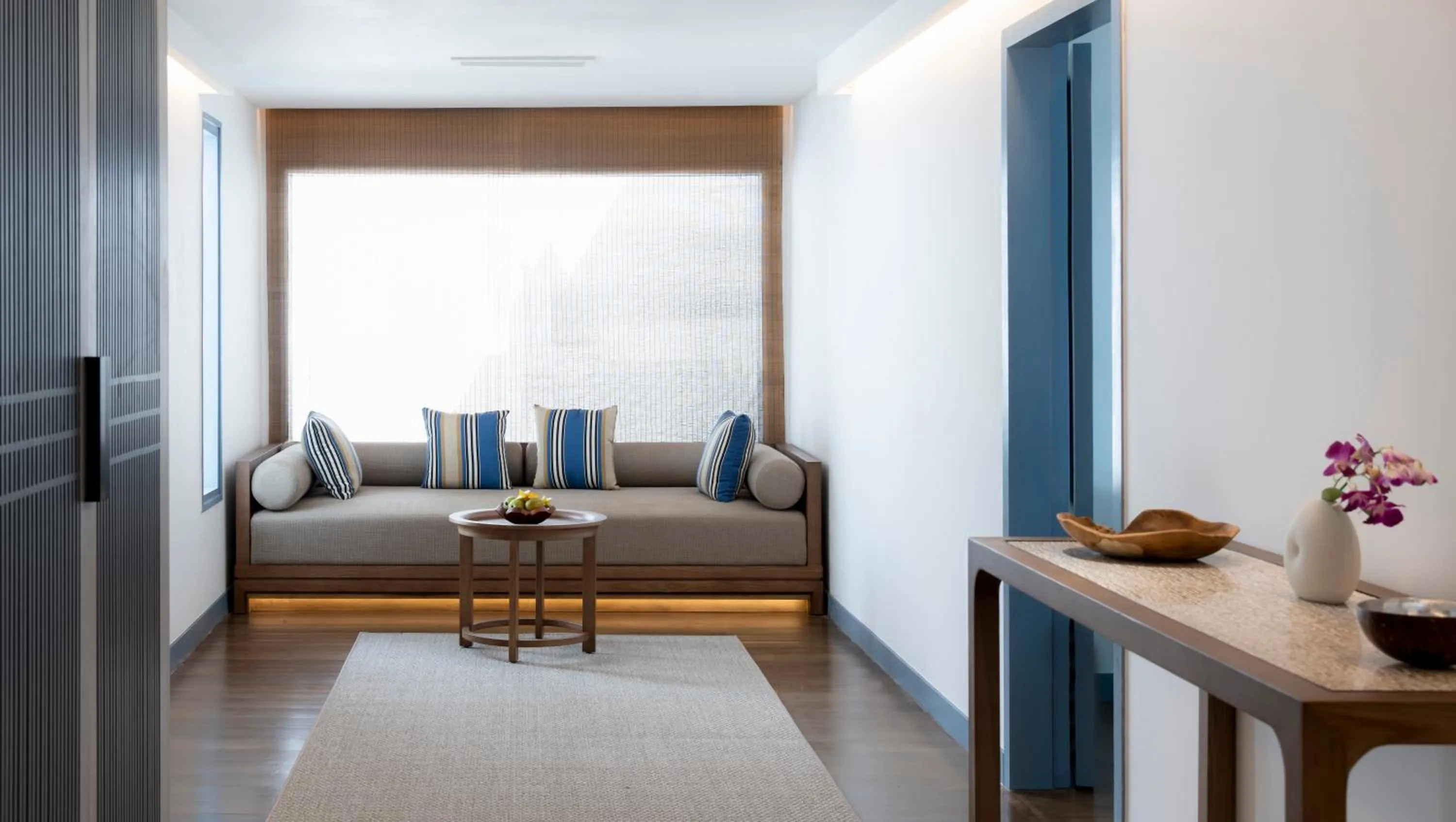 Living room in Raffles Maldives Meradhoo