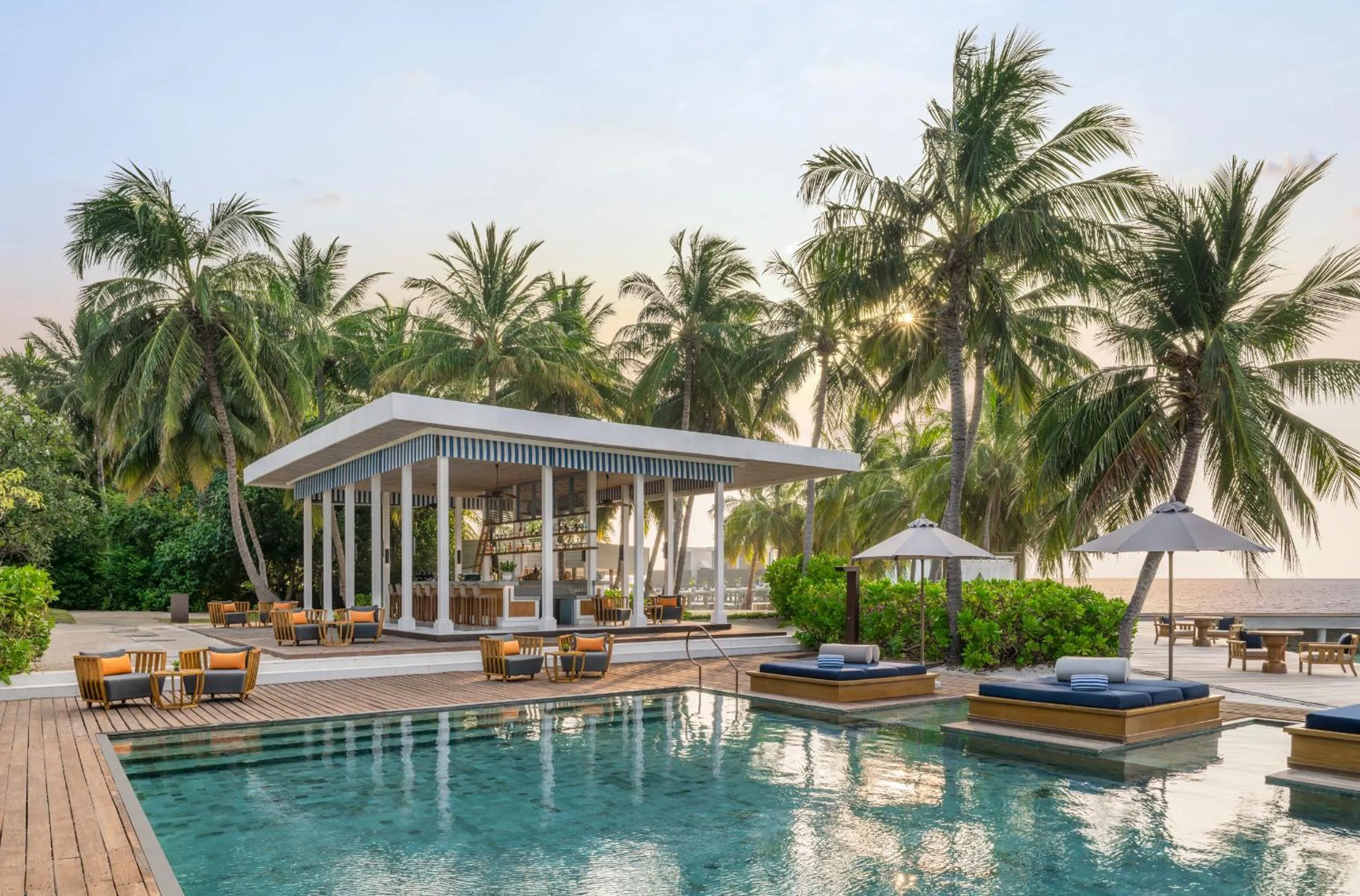 Swimming pool in The Halcyon Private Isles Maldives, Autograph Collection
