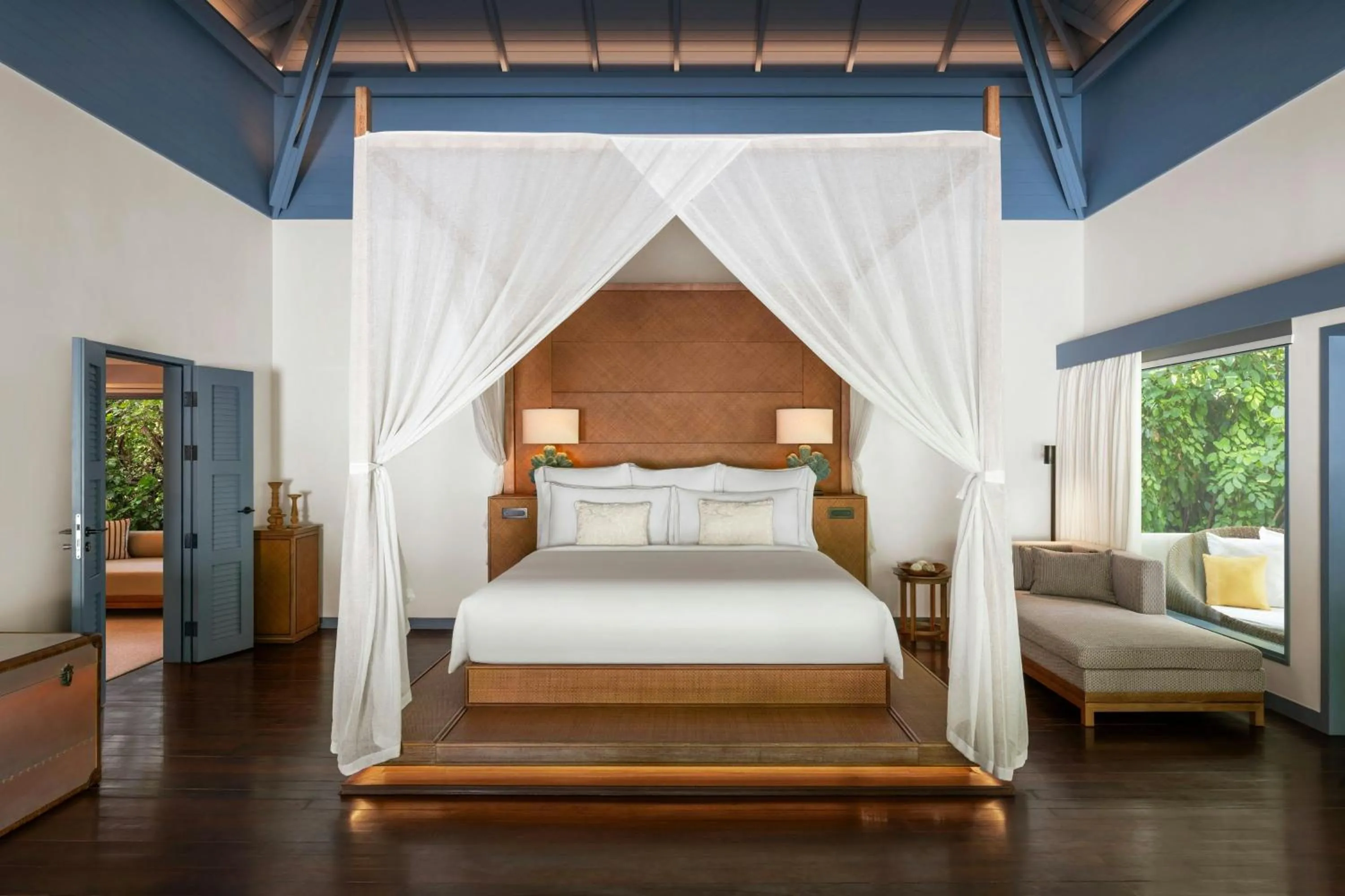 Beach, Bed in The Halcyon Private Isles Maldives, Autograph Collection