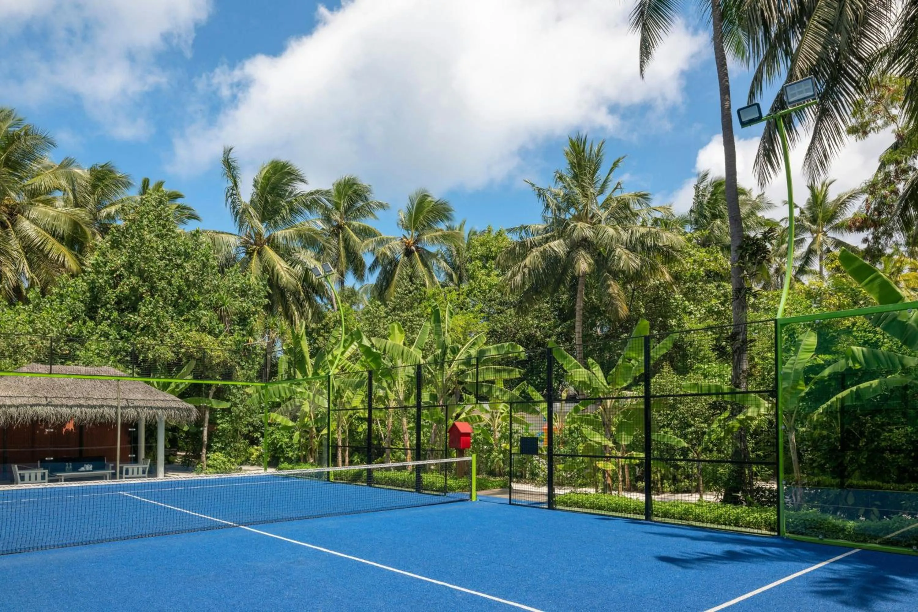 Tennis court in The Halcyon Private Isles Maldives, Autograph Collection