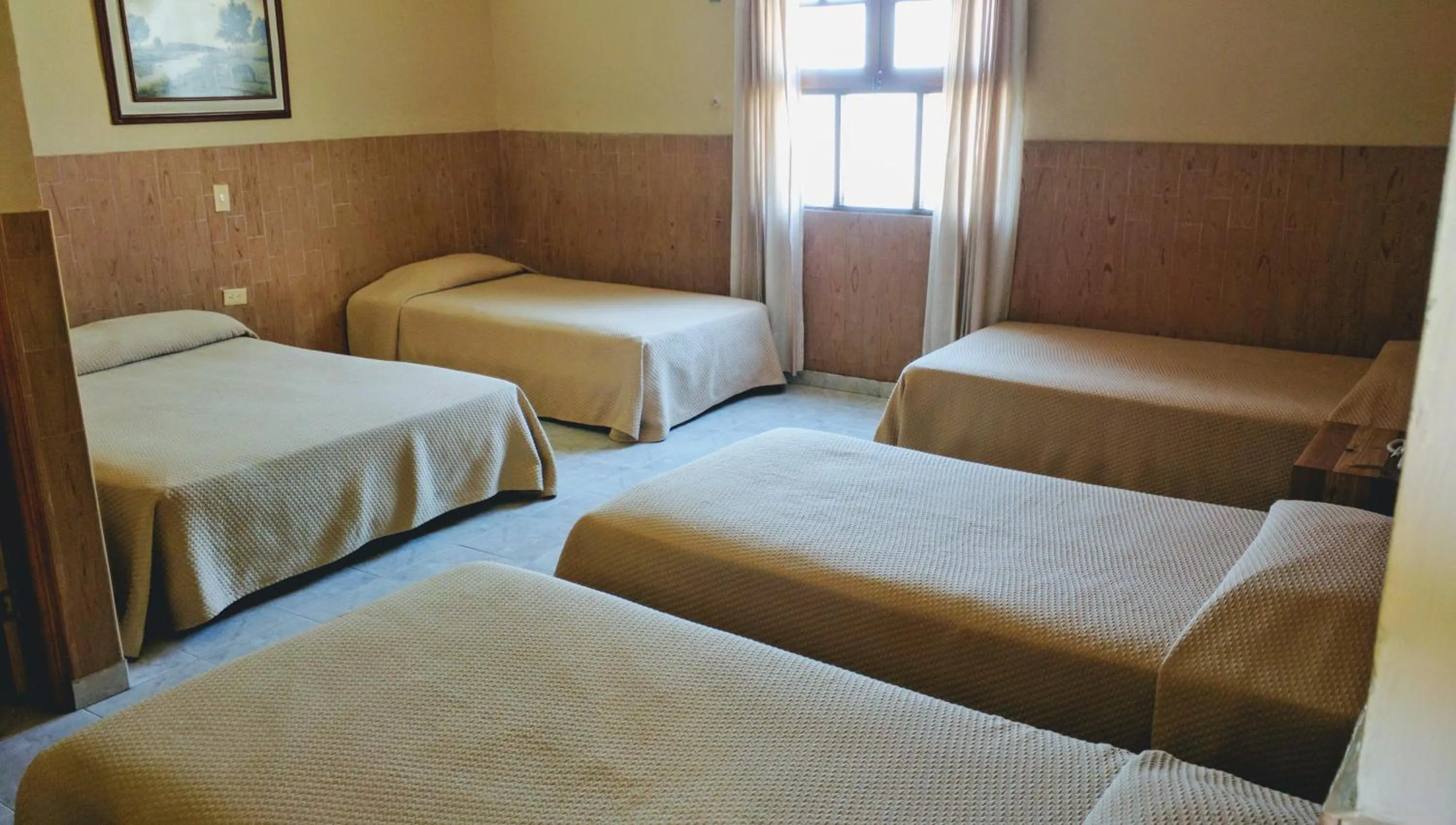 Bed in Hotel Bahia Blanca Santa Marta Frente al Mar