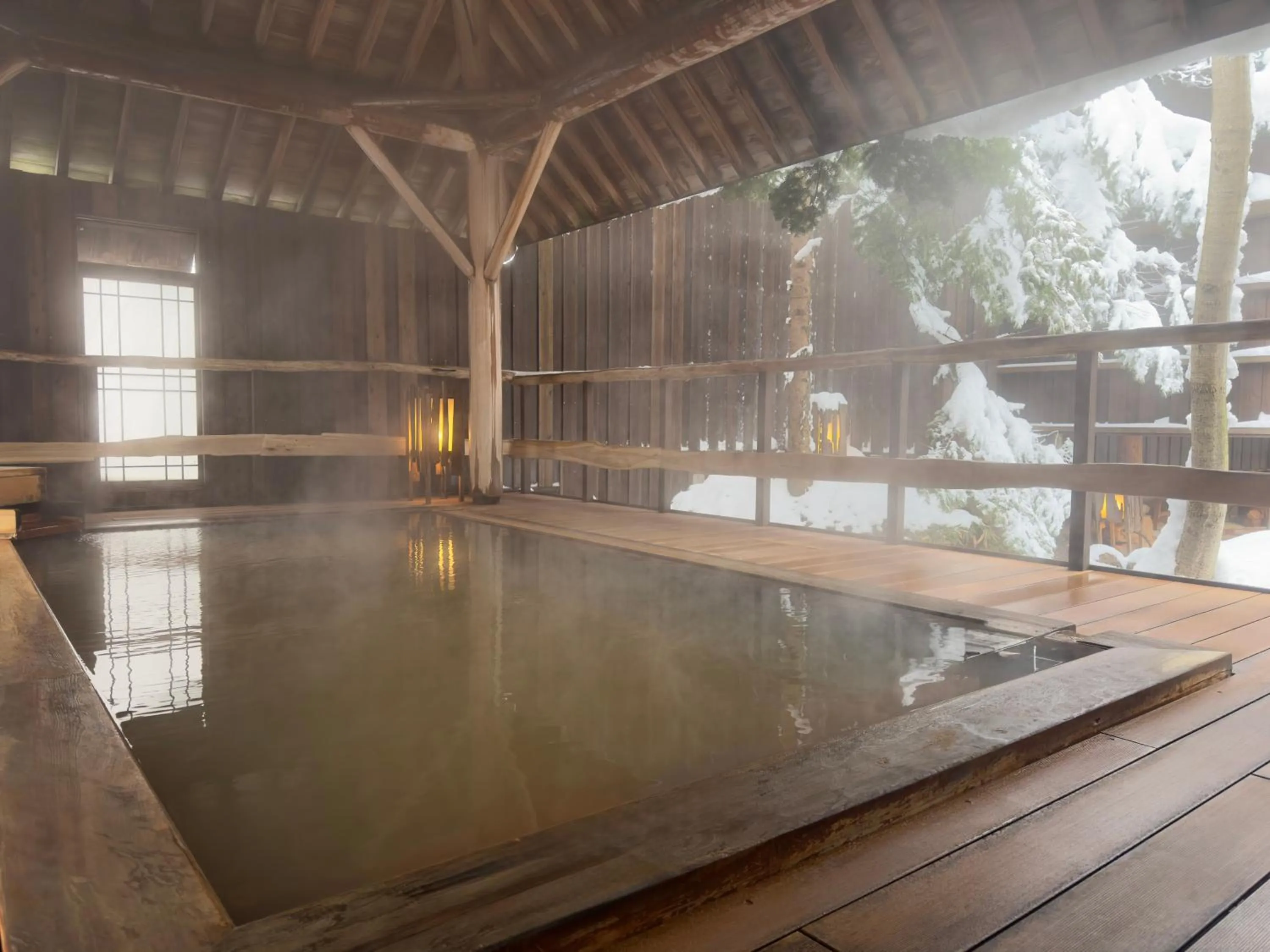 Hot Spring Bath in Hirayukan