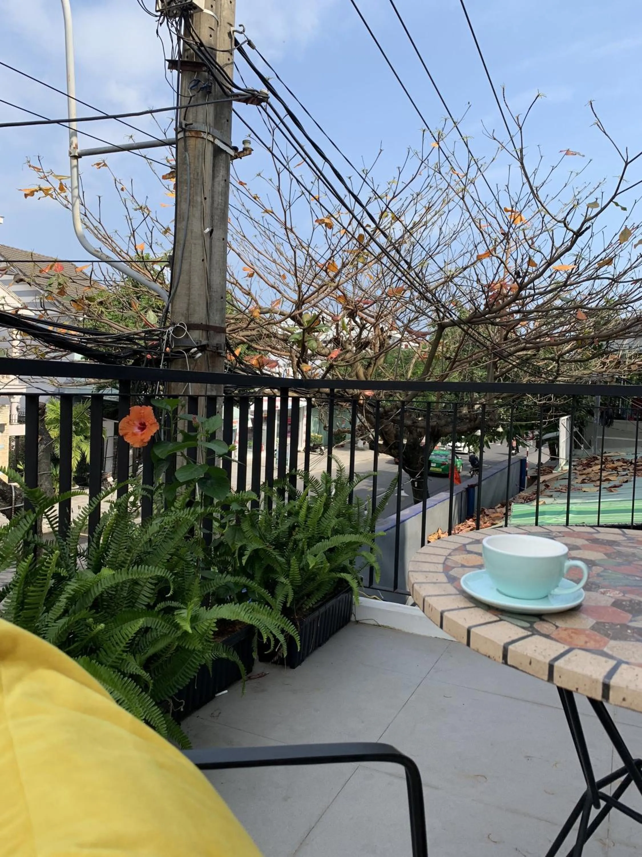 Balcony/Terrace in La An Homestay